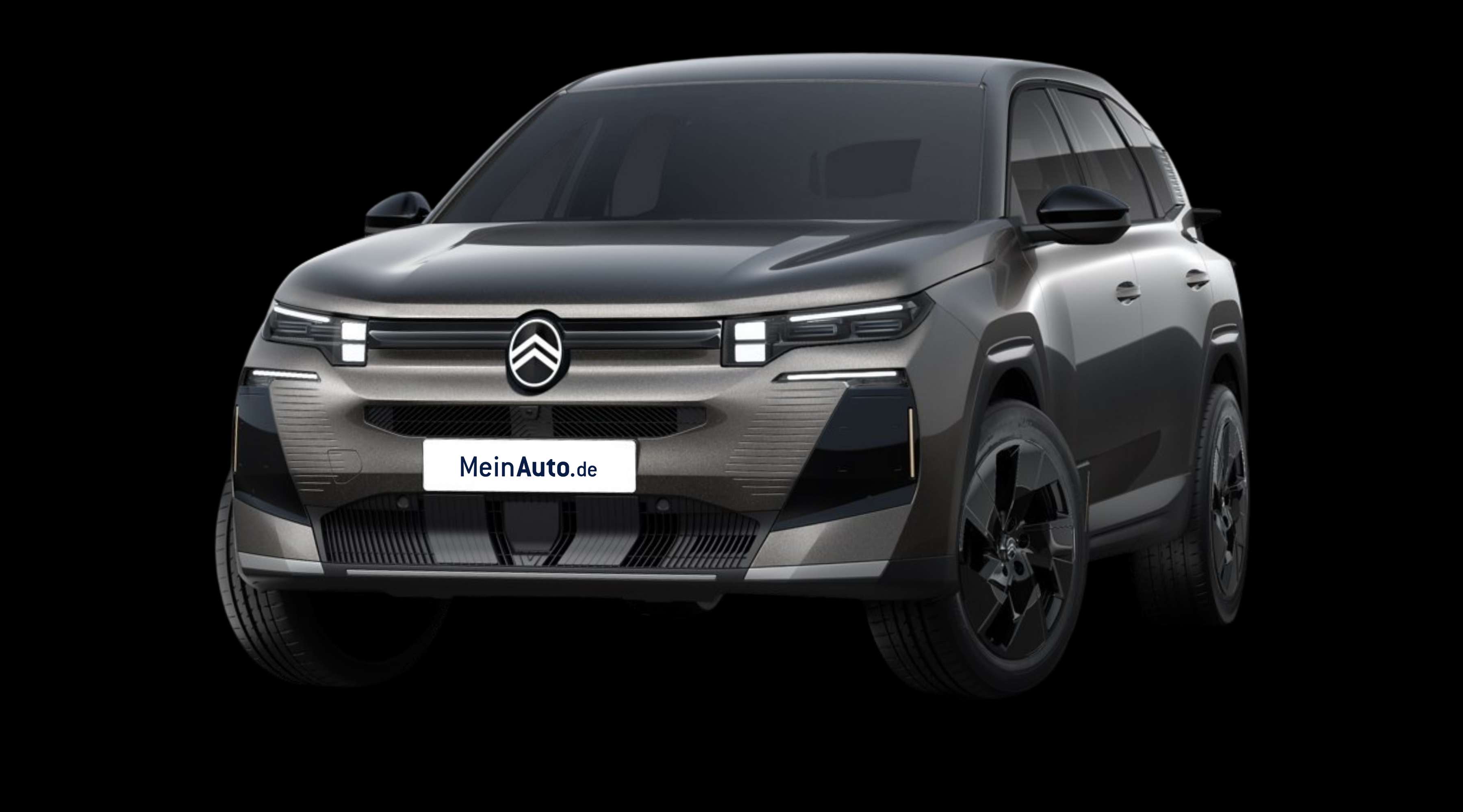 Schräge Frontansicht eines Citroën C5 Aircross, freigestellt