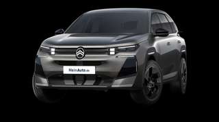 Schräge Frontansicht auf einen Citroën C5 Aircross MAX, freigestellt