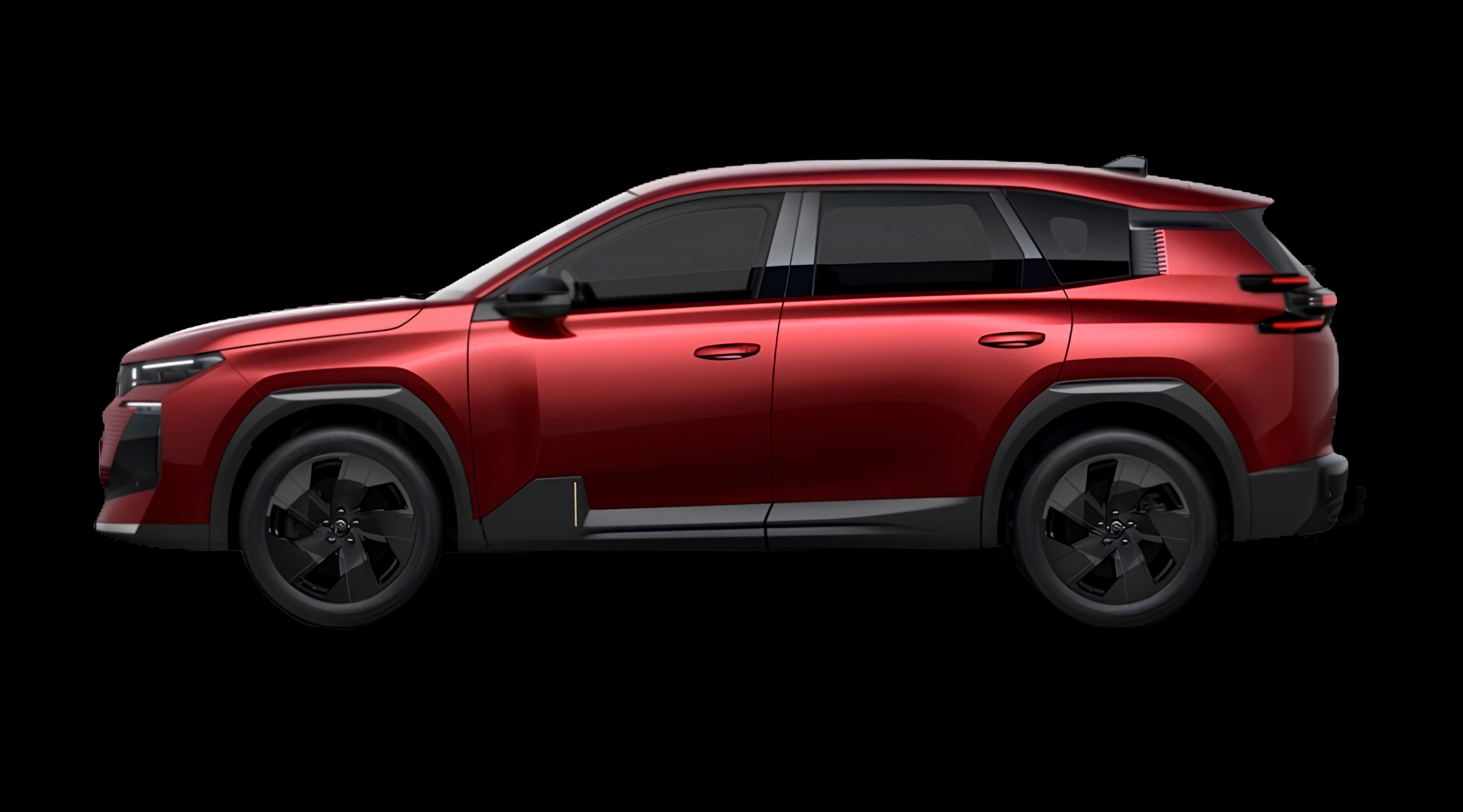 Seitenansicht eines Citroën C5 Aircross