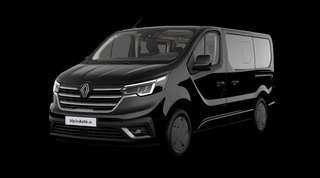 Schräge Frontansicht auf einen Renault Trafic Evolution, freigestellt