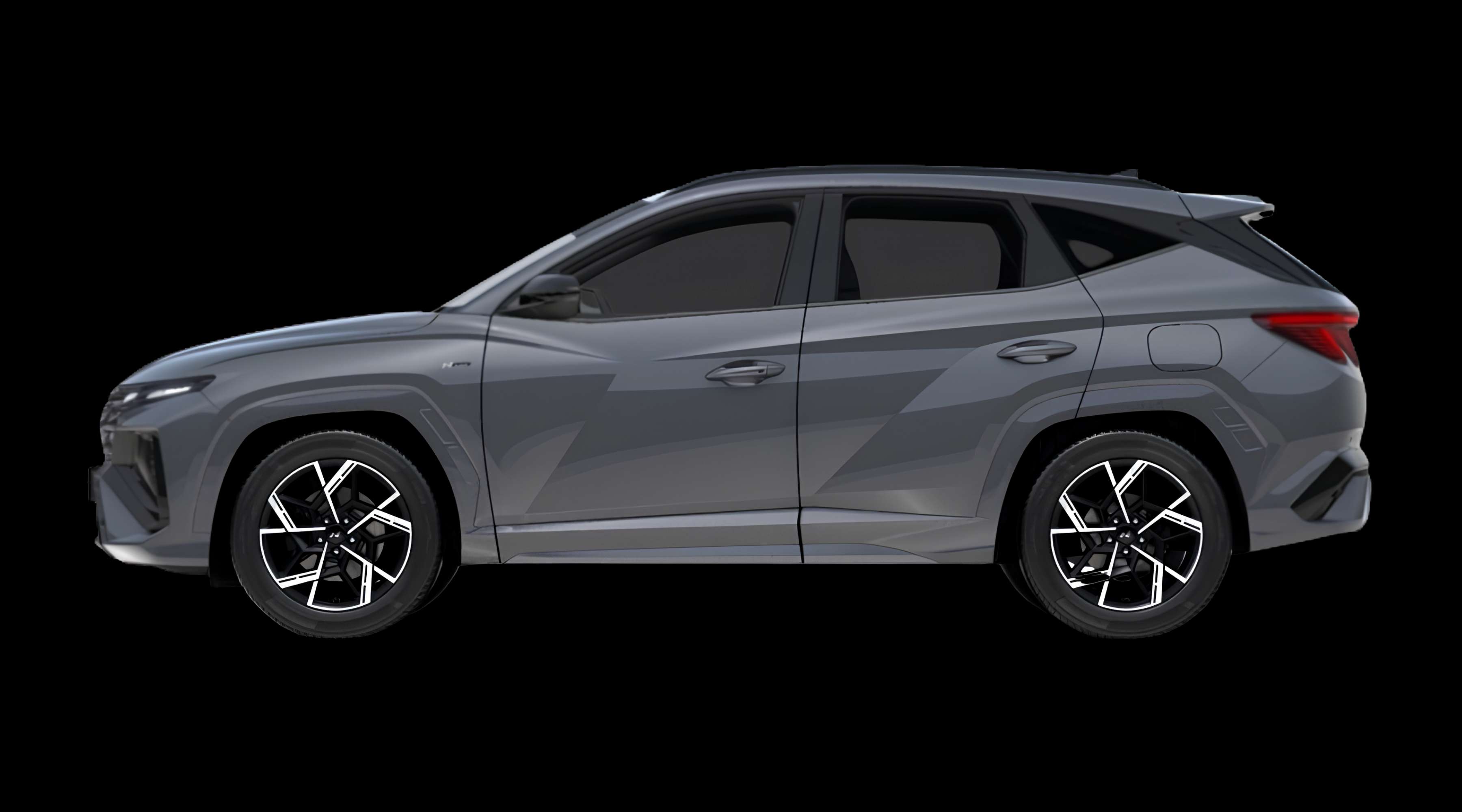 Seitenansicht eines Hyundai Tucson