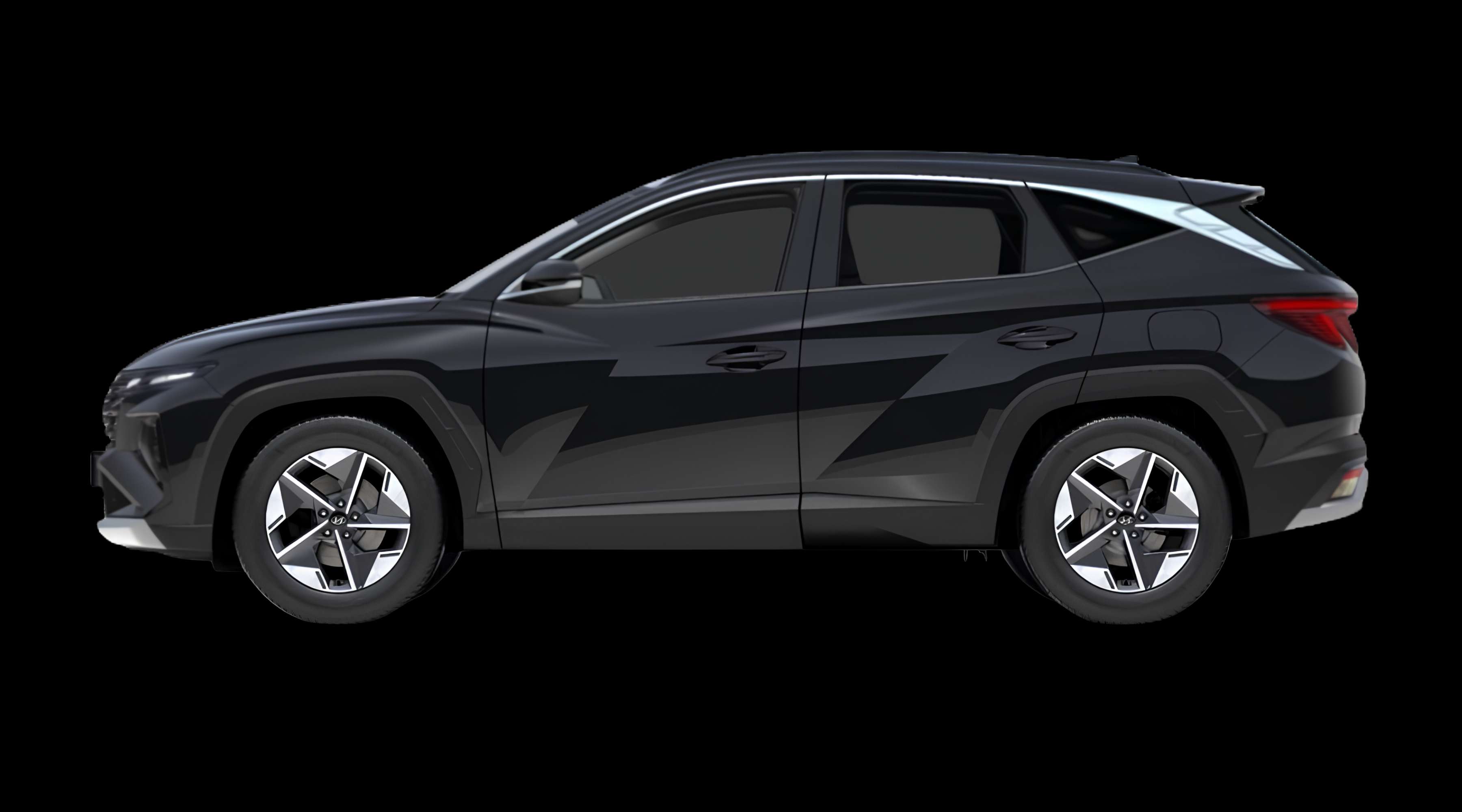 Seitenansicht eines Hyundai Tucson