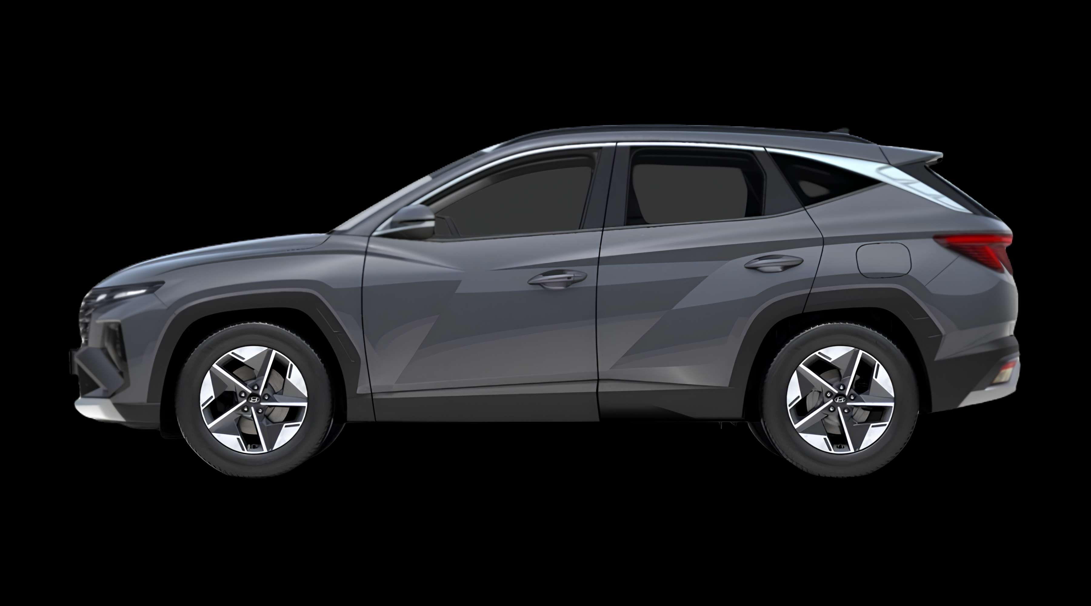 Seitenansicht eines Hyundai Tucson