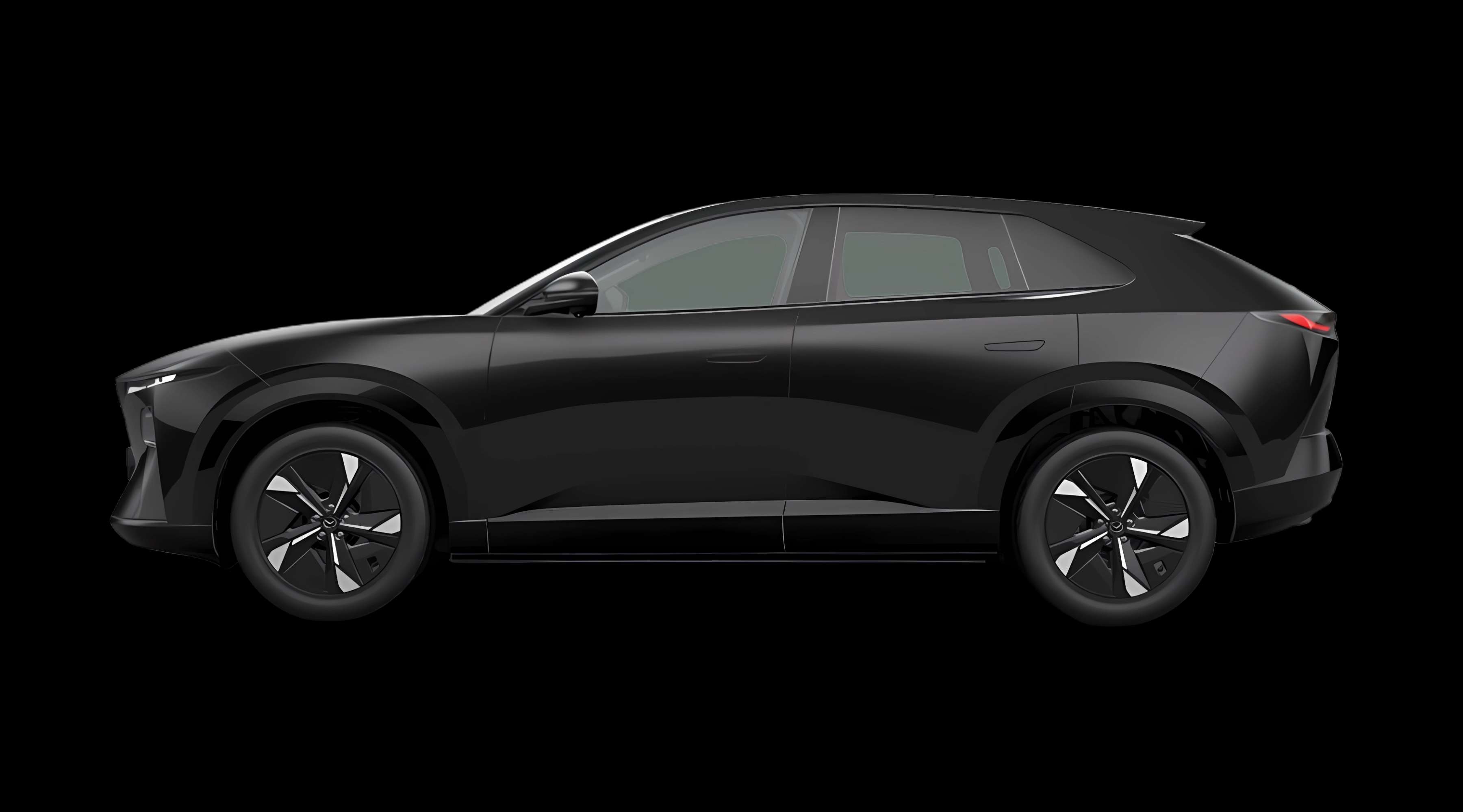 Seitenansicht eines Mazda CX-6e