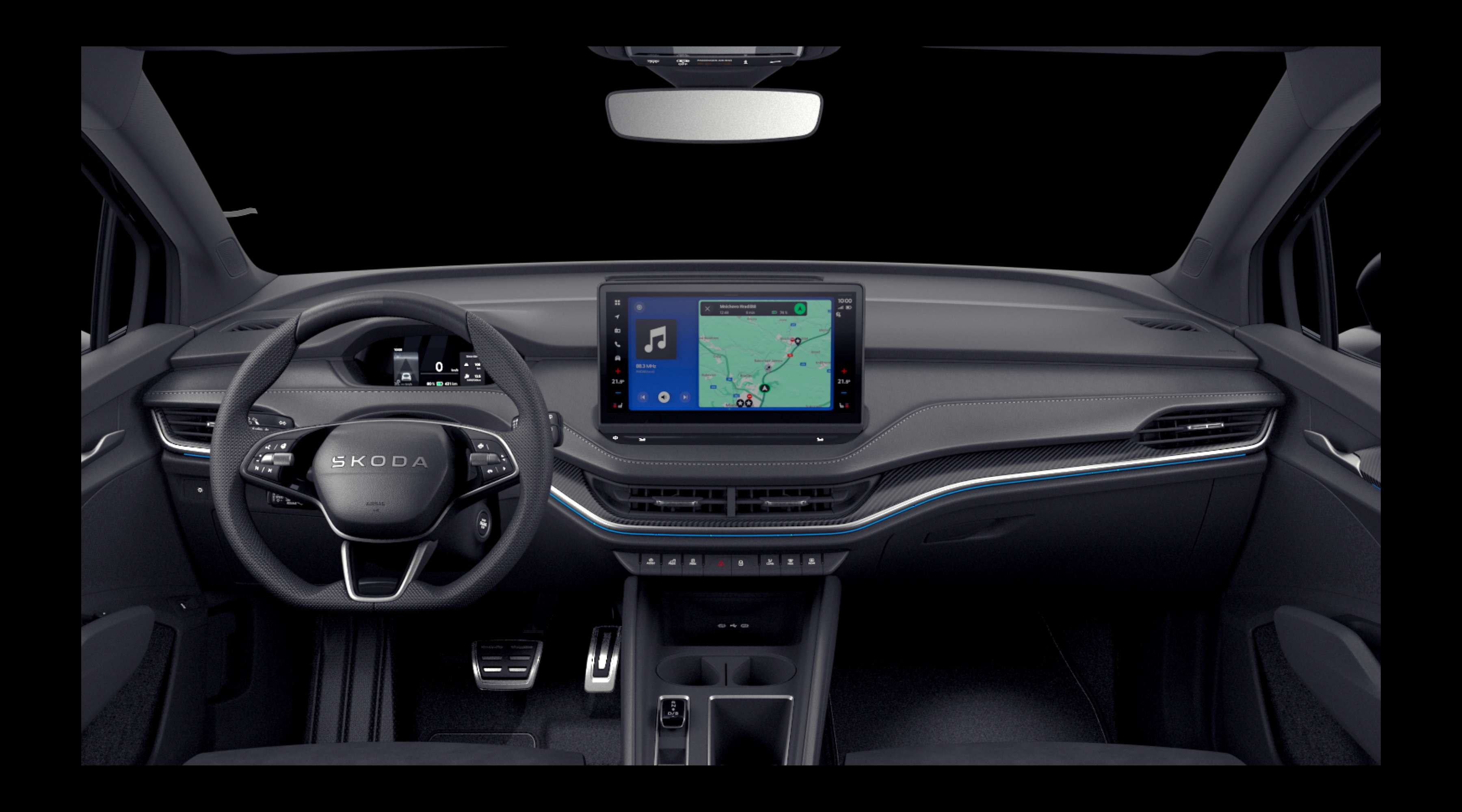 Armaturenbrett eines Skoda Elroq