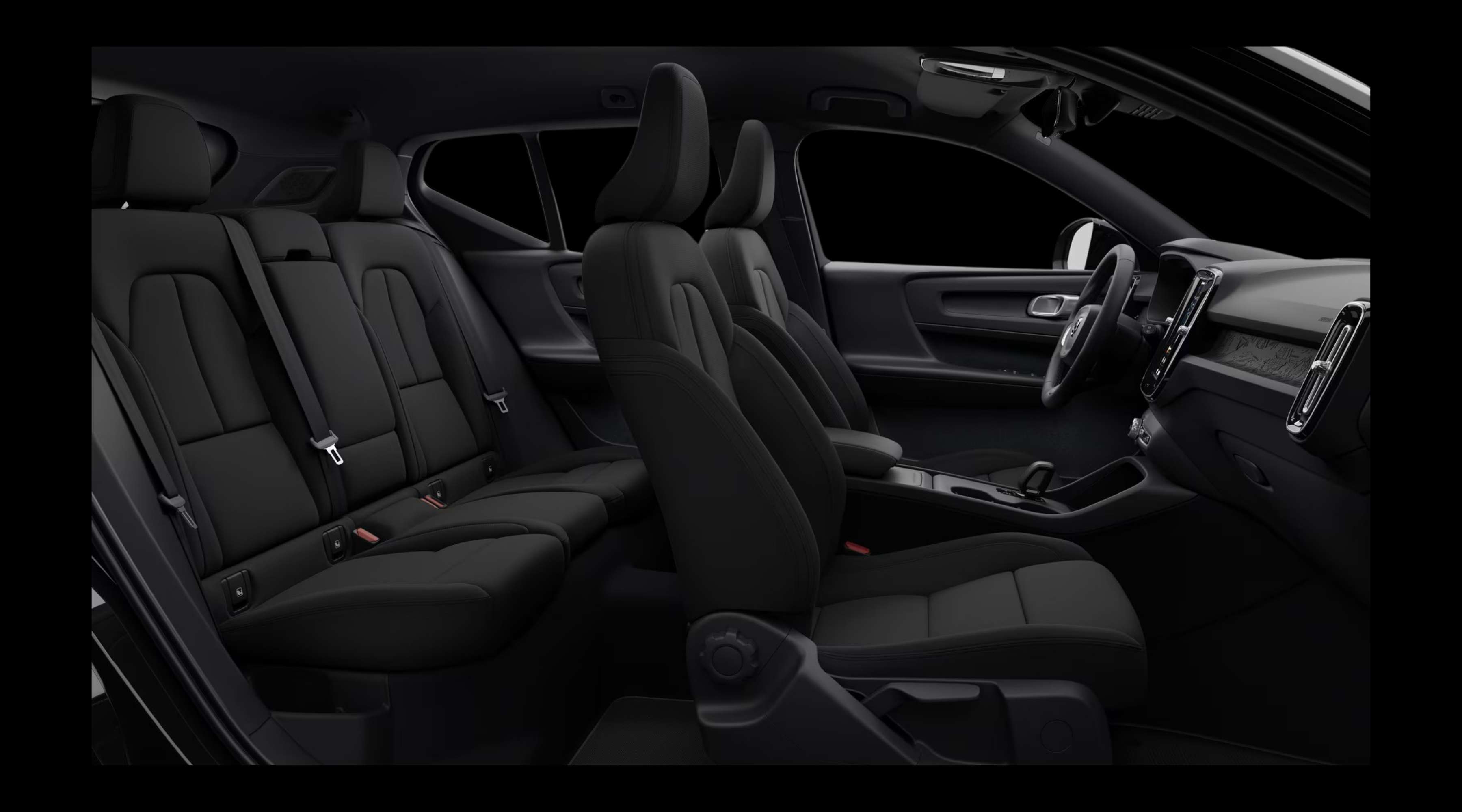Vordersitze eines Volvo EX40