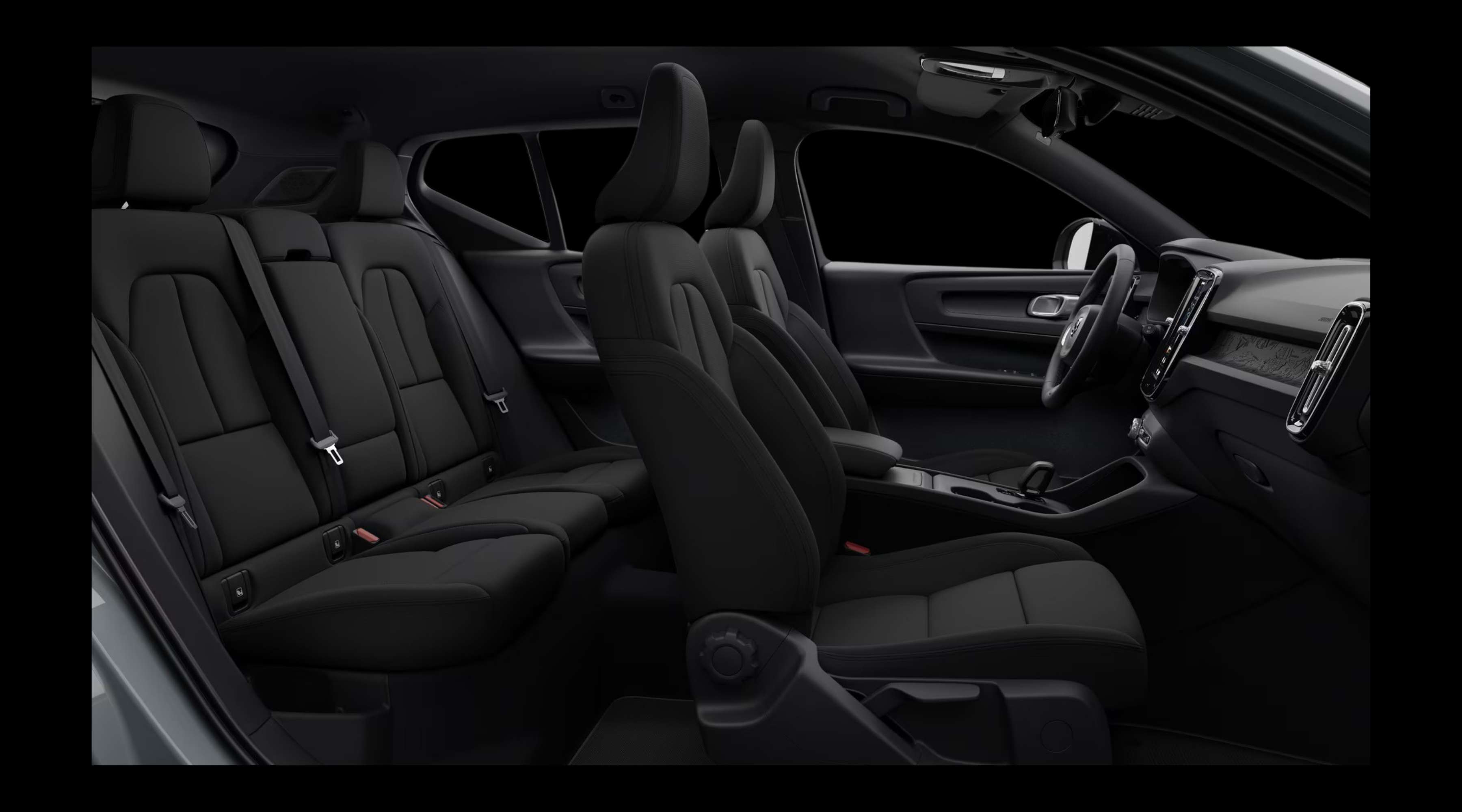 Vordersitze eines Volvo EX40