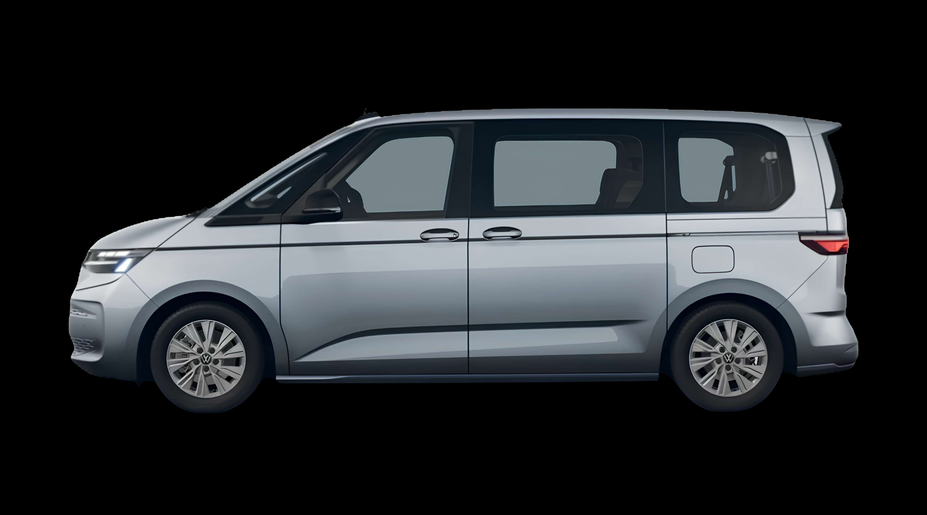 Seitenansicht eines Volkswagen Multivan