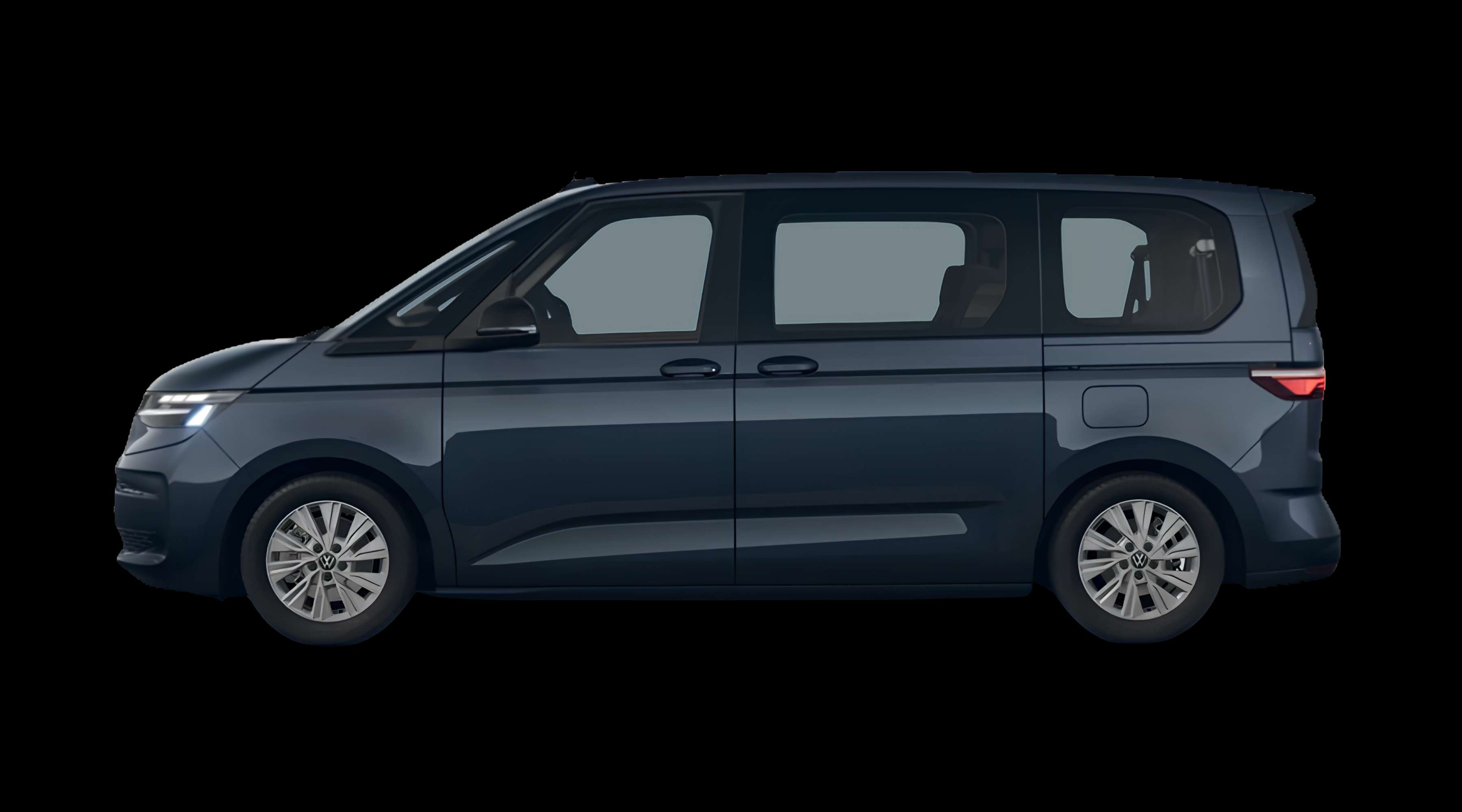 Seitenansicht eines Volkswagen Multivan