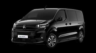 Schräge Frontansicht auf einen Citroën SpaceTourer Plus, freigestellt