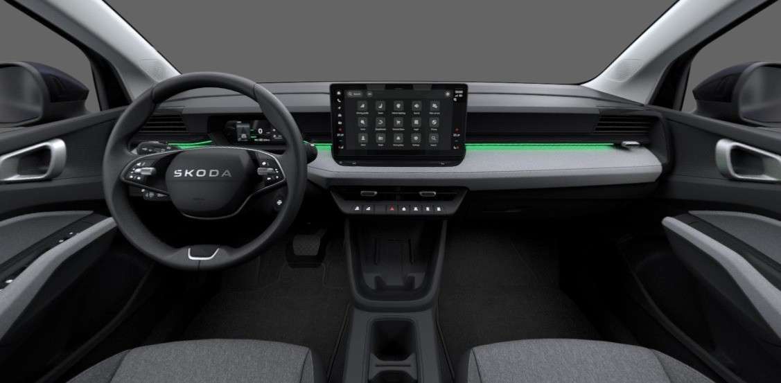 Armaturenbrett eines Skoda Epiq