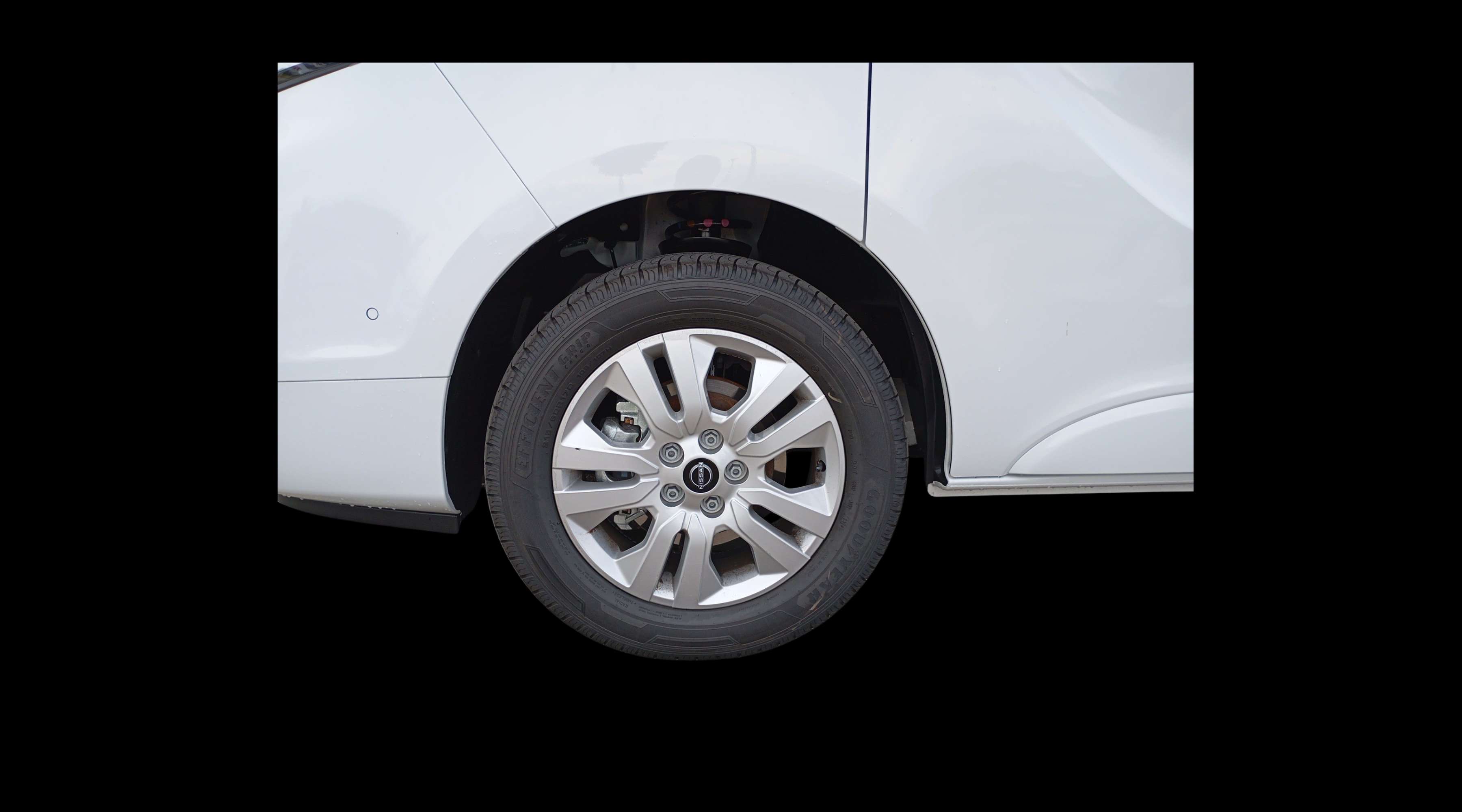 Radkappe oder Felge eines Nissan Primastar