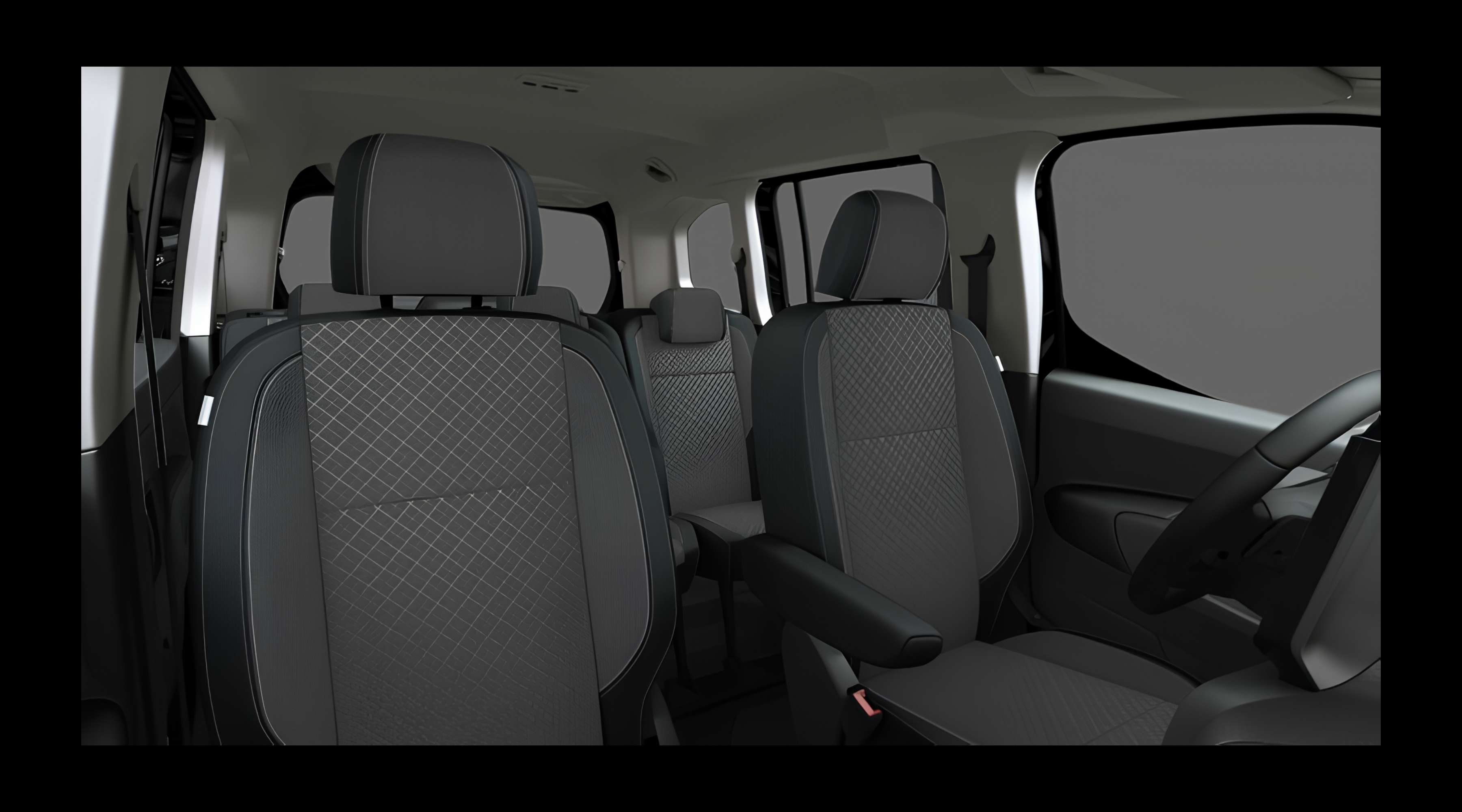 Vordersitze eines Opel Combo