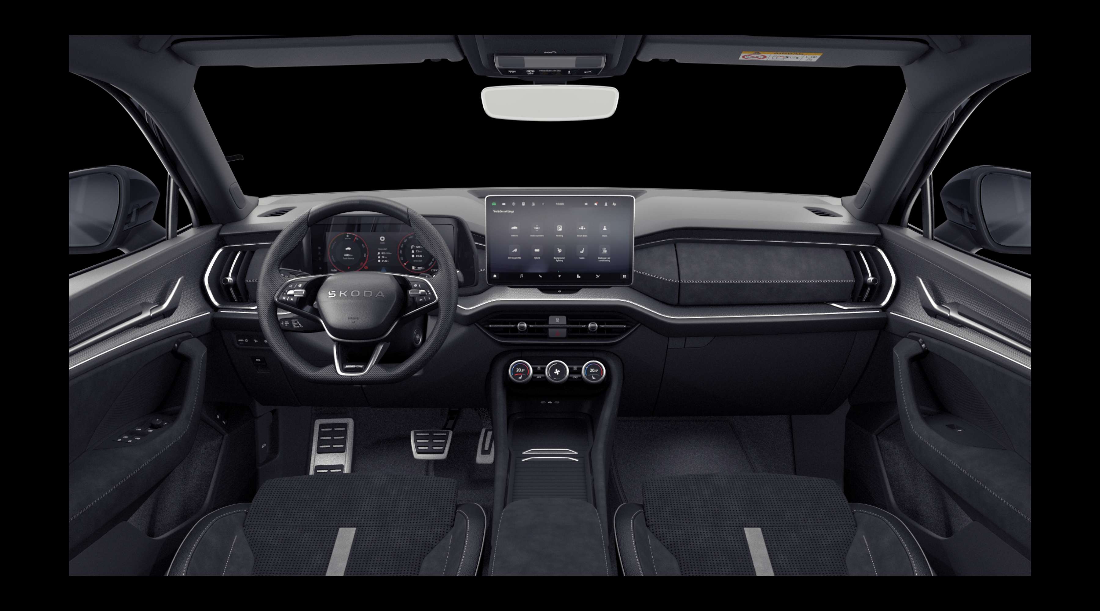 Armaturenbrett eines Skoda Kodiaq