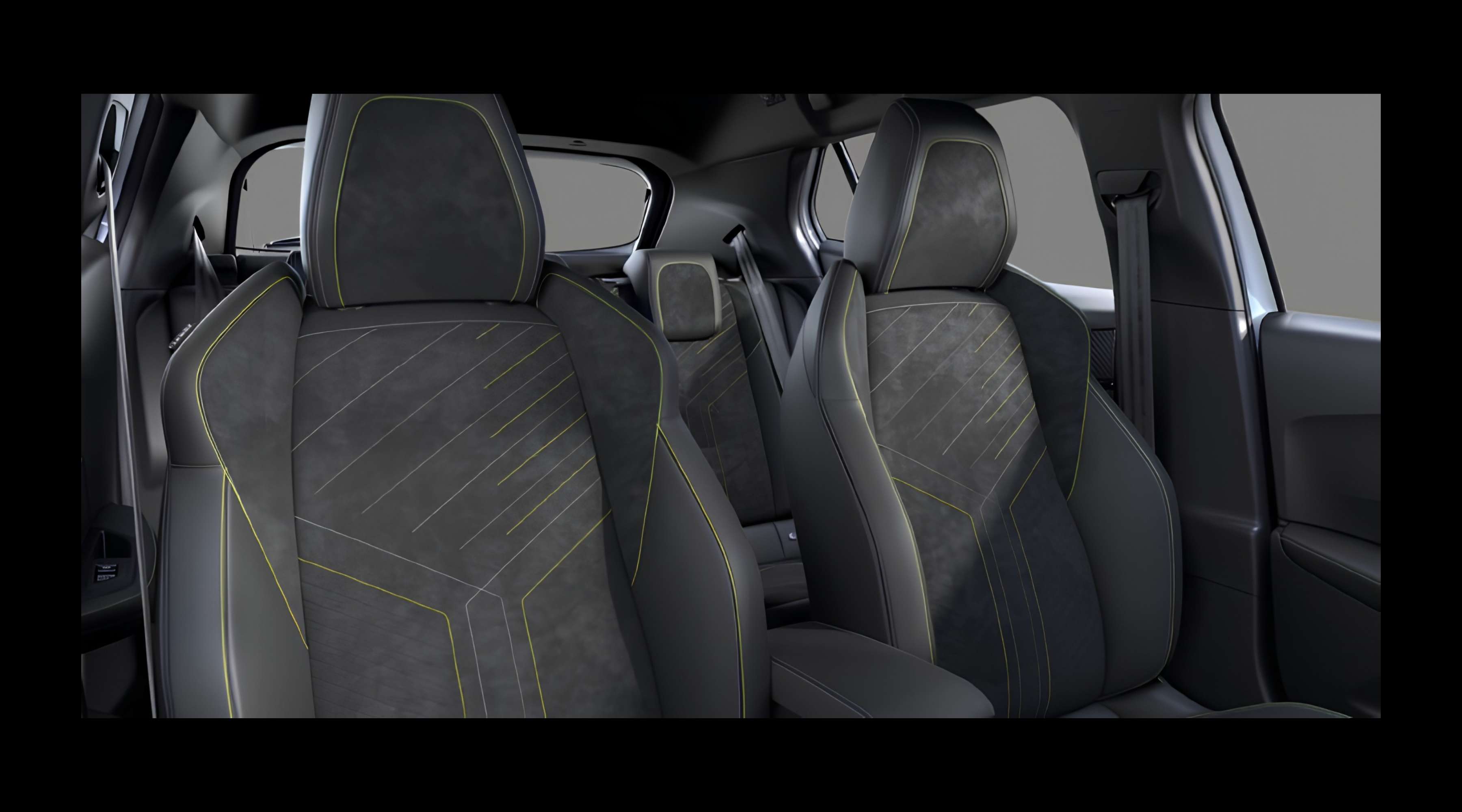 Vordersitze eines Peugeot 2008