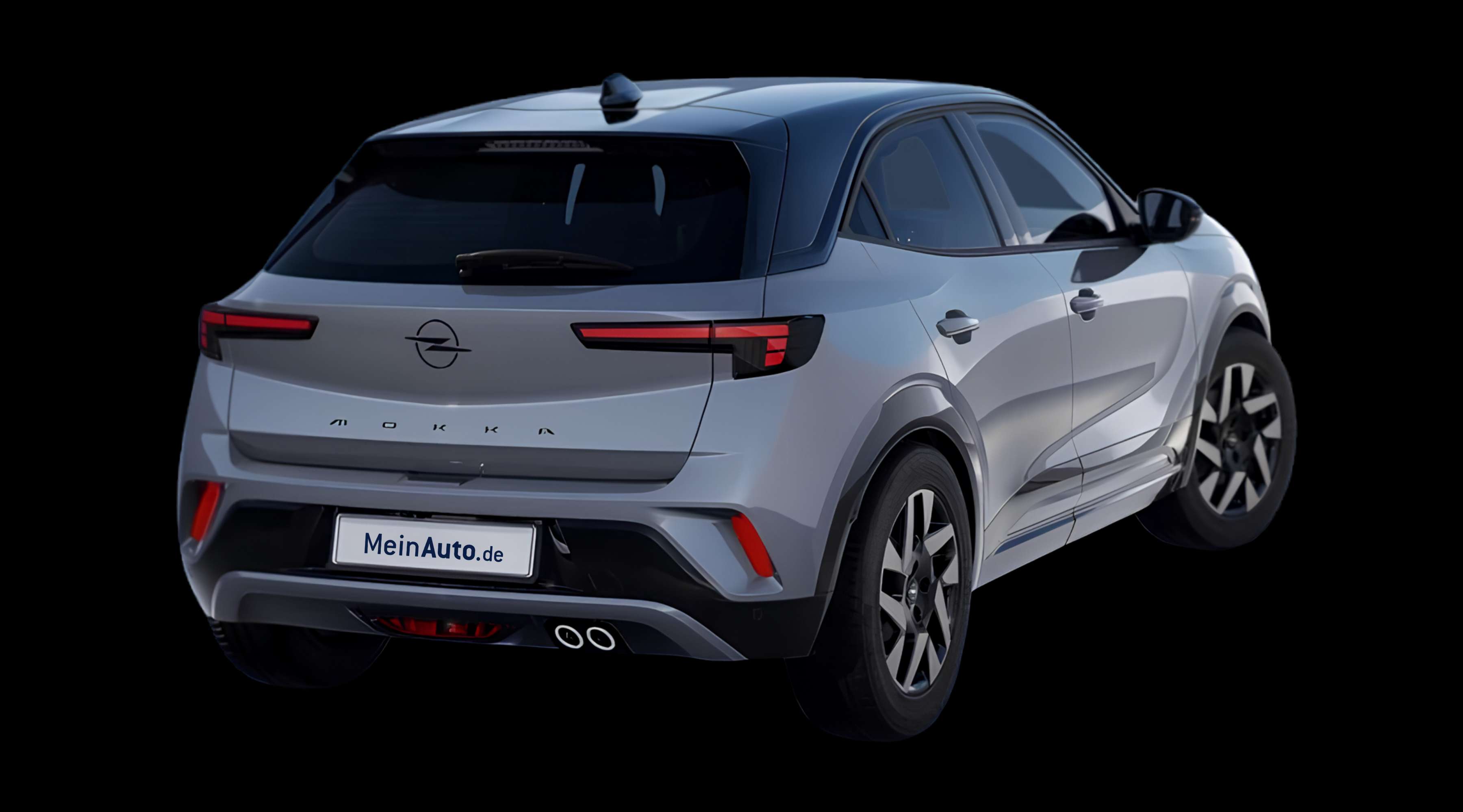 Heckansicht eines Opel Mokka