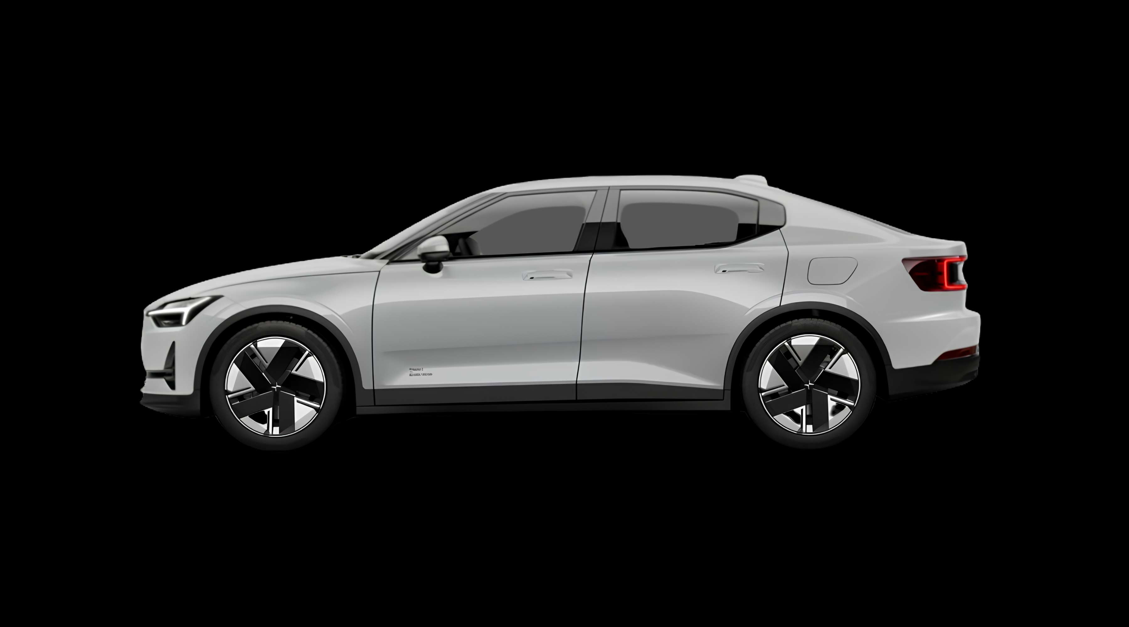 Seitenansicht eines Polestar 2