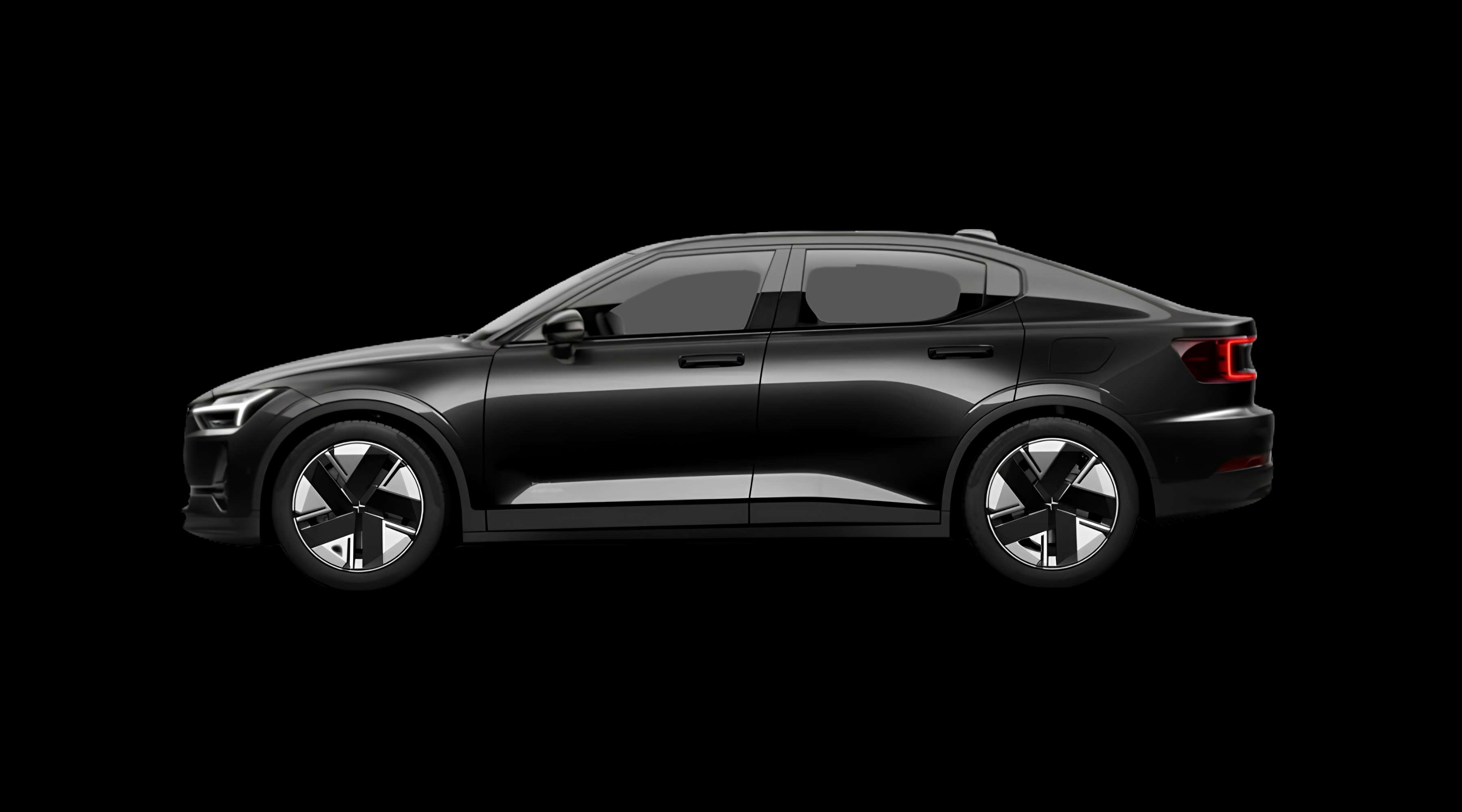 Seitenansicht eines Polestar 2