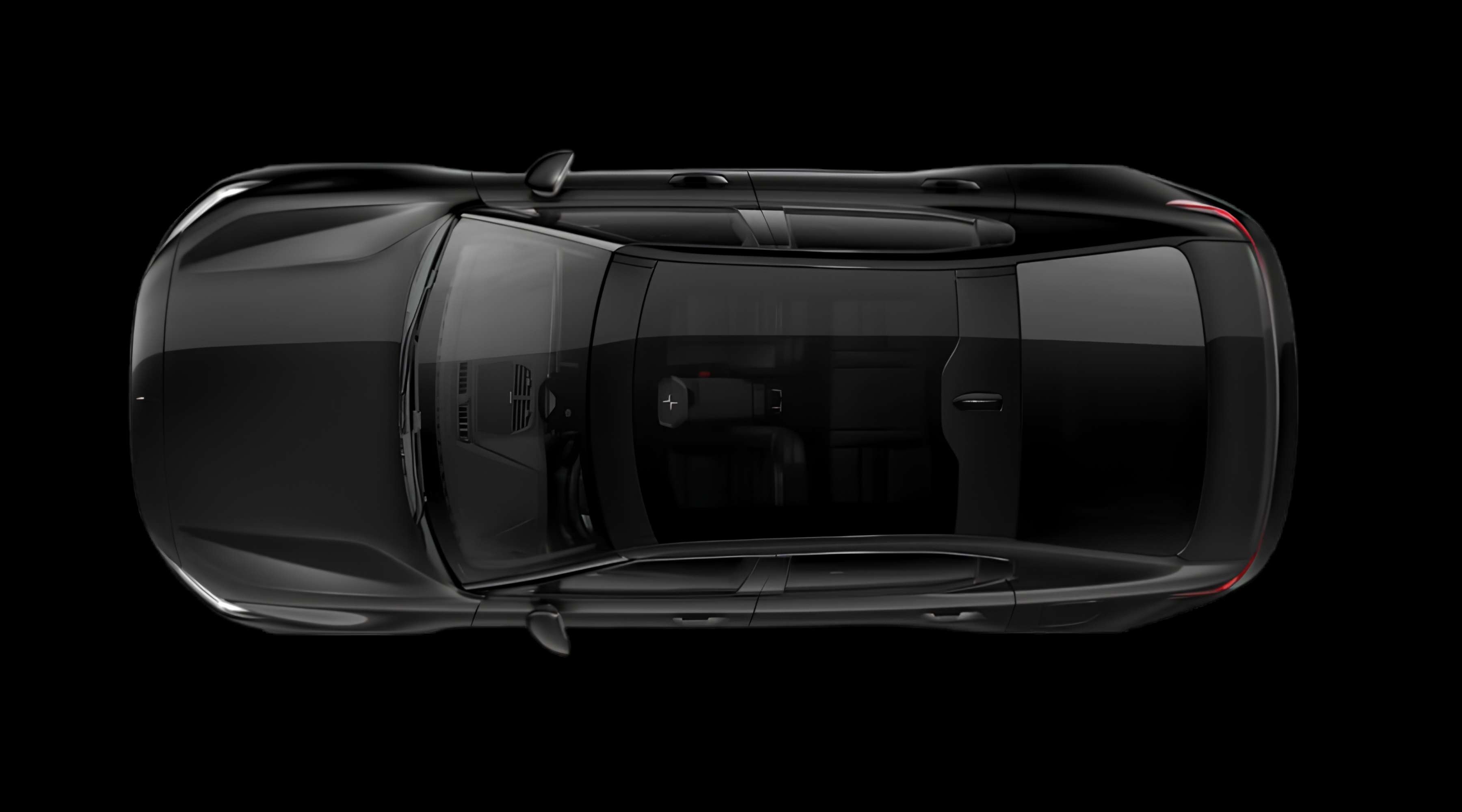 Heckansicht eines Polestar 2