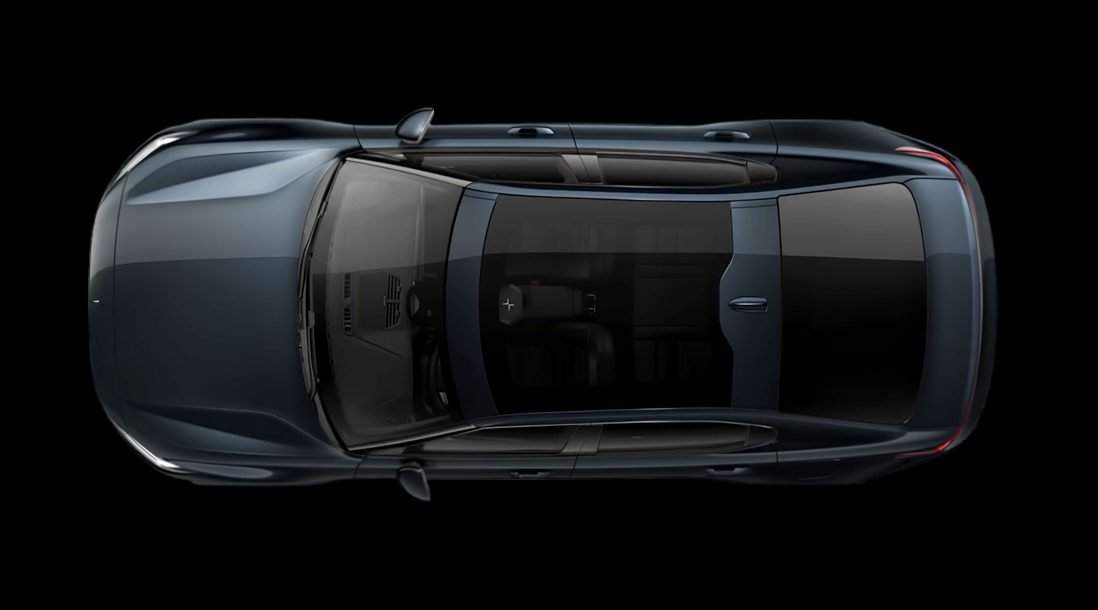 Heckansicht eines Polestar 2