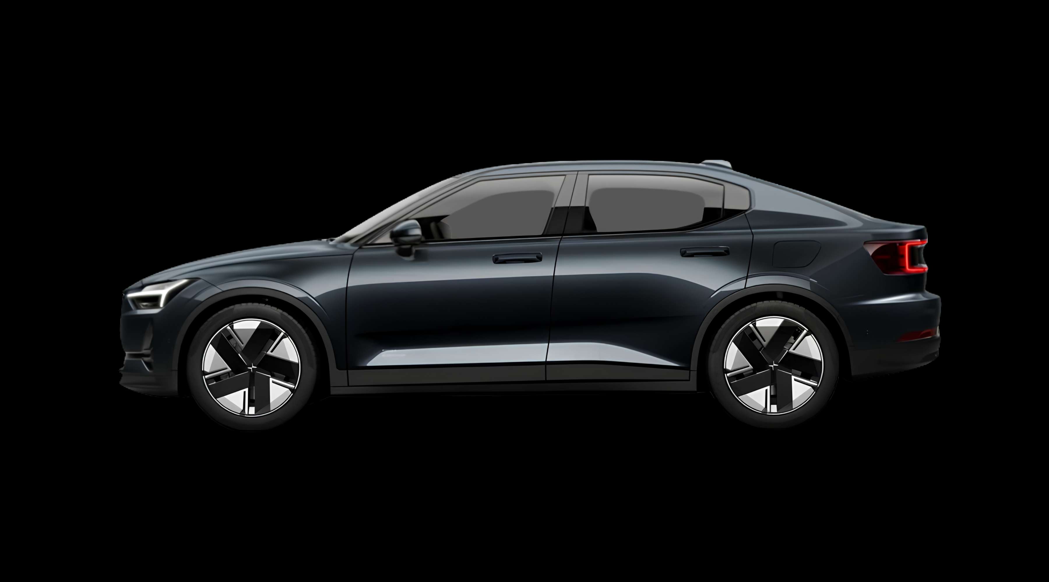 Seitenansicht eines Polestar 2