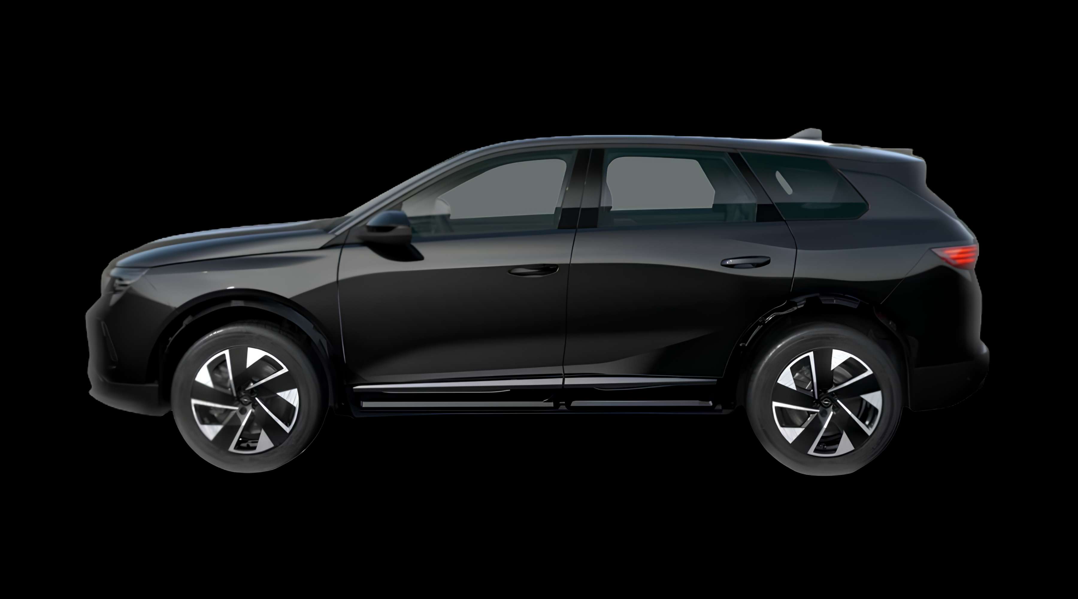 Seitenansicht eines Opel Grandland