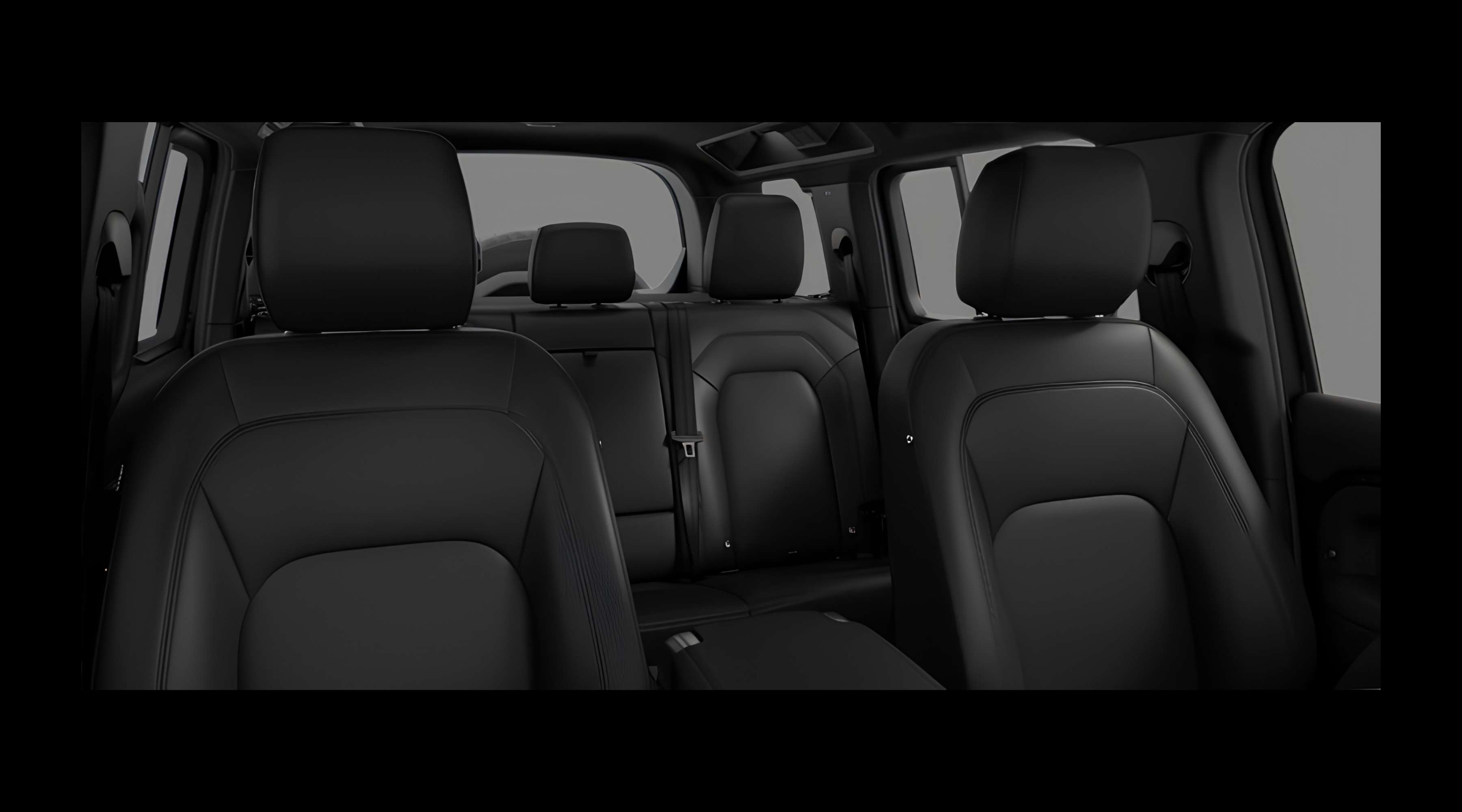 Vordersitze eines Land Rover Defender