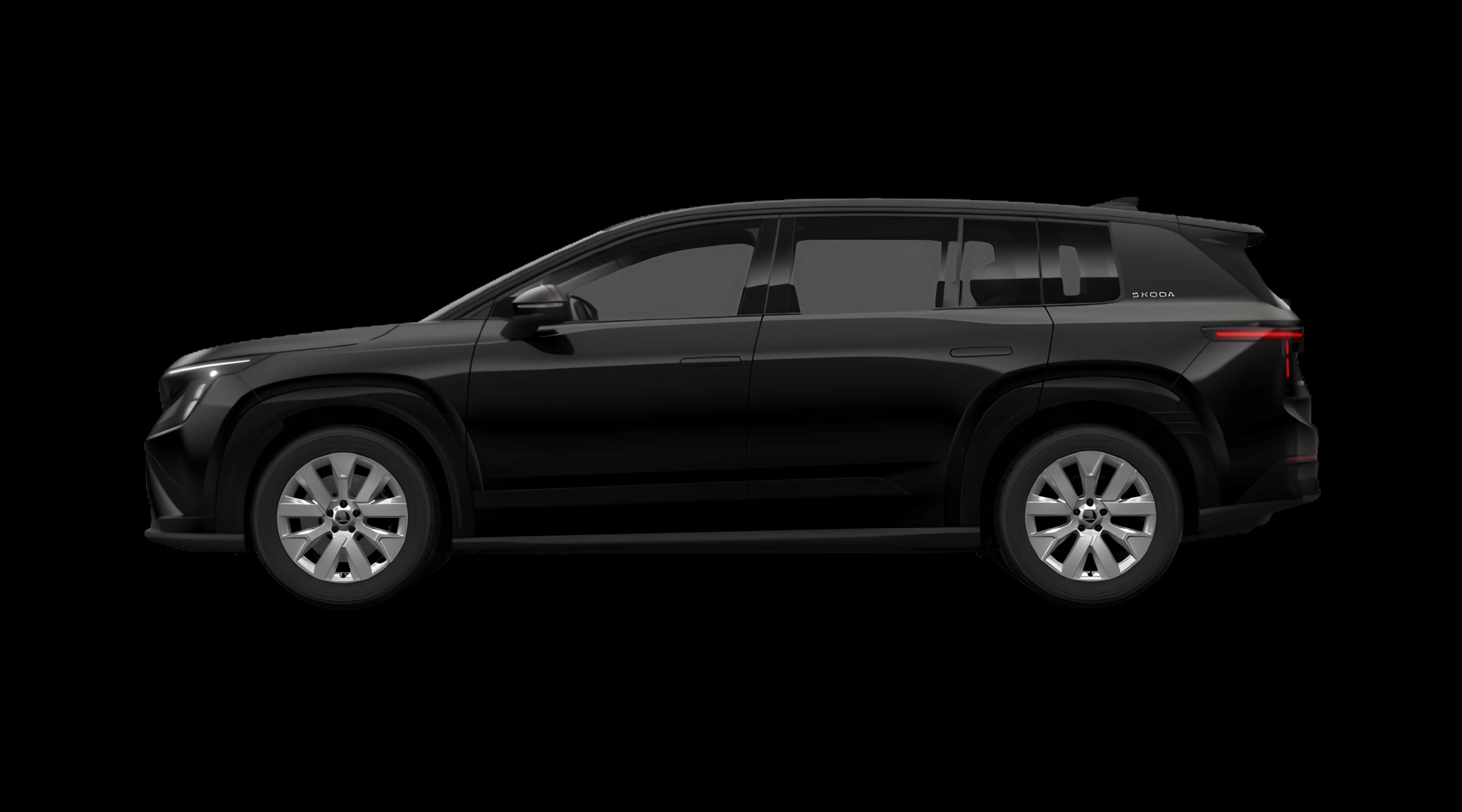 Seitenansicht eines Skoda Peaq