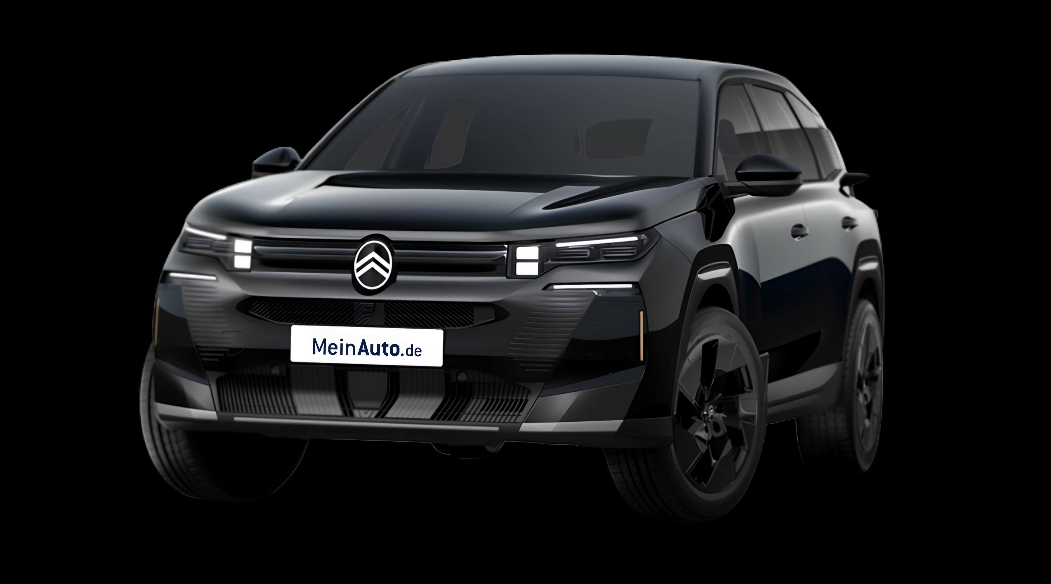Schräge Frontansicht eines Citroën C5 Aircross, freigestellt