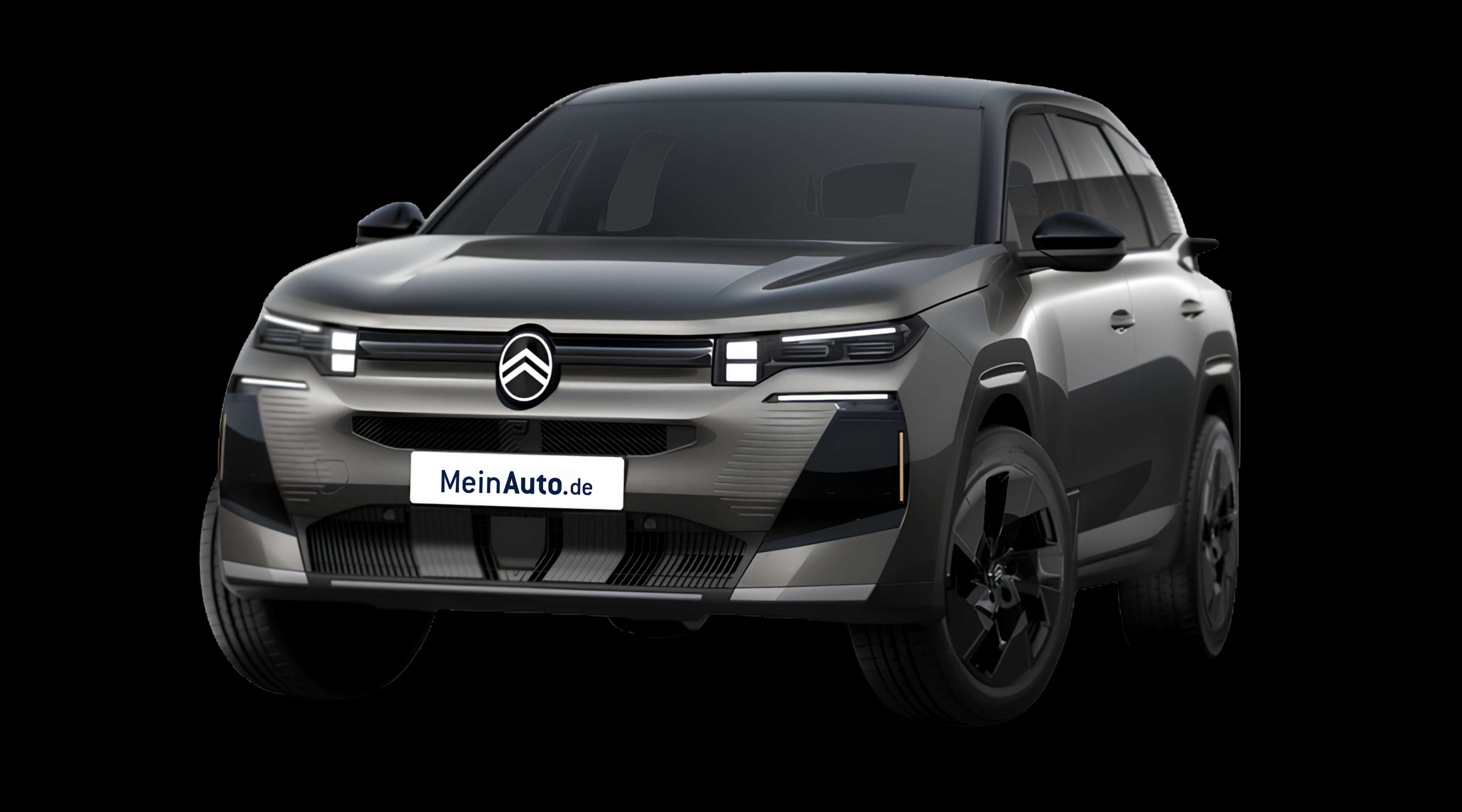 Schräge Frontansicht eines Citroën C5 Aircross, freigestellt