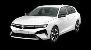 Schräge Frontansicht auf einen Opel Astra GS, freigestellt