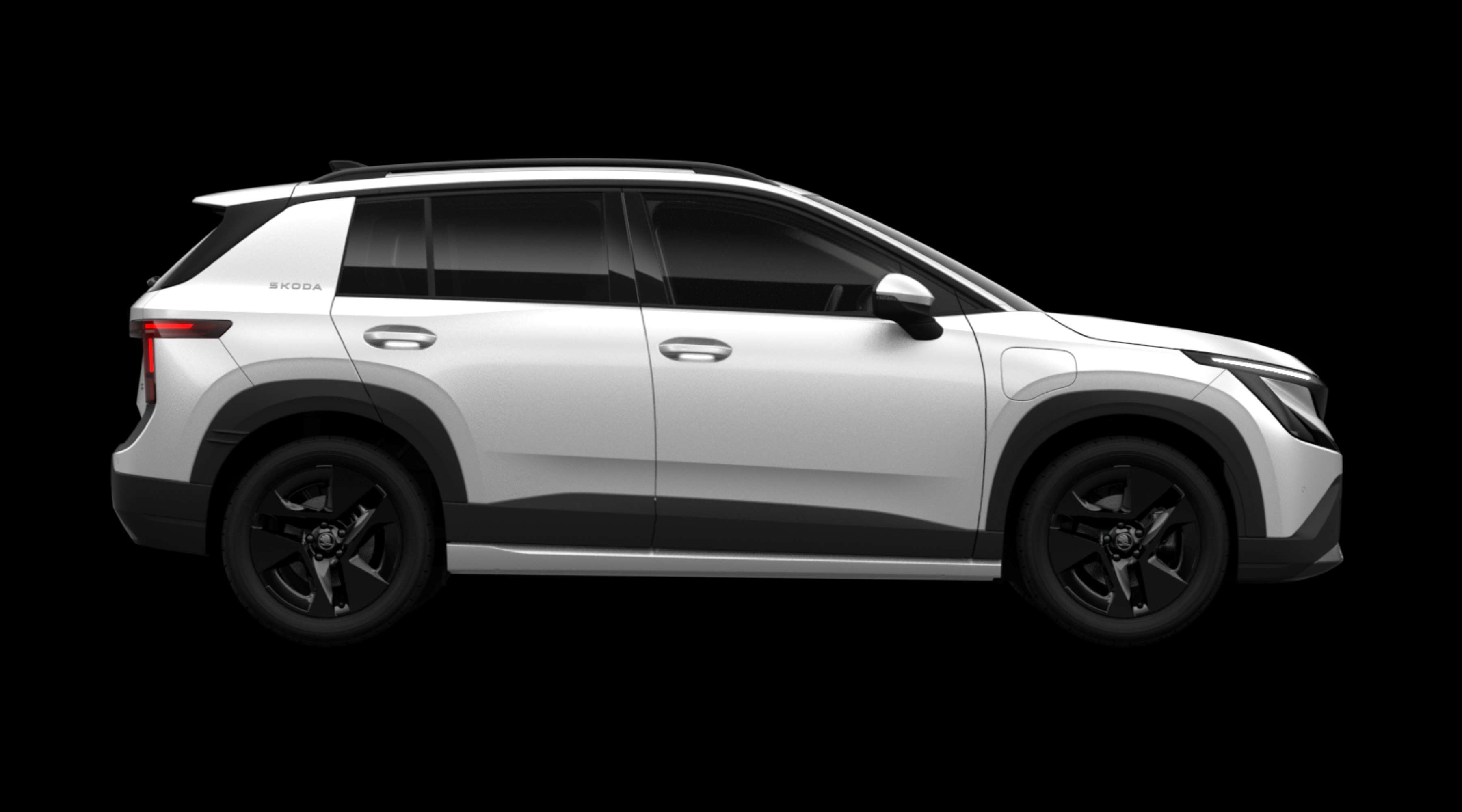 Seitenansicht eines Skoda Epiq
