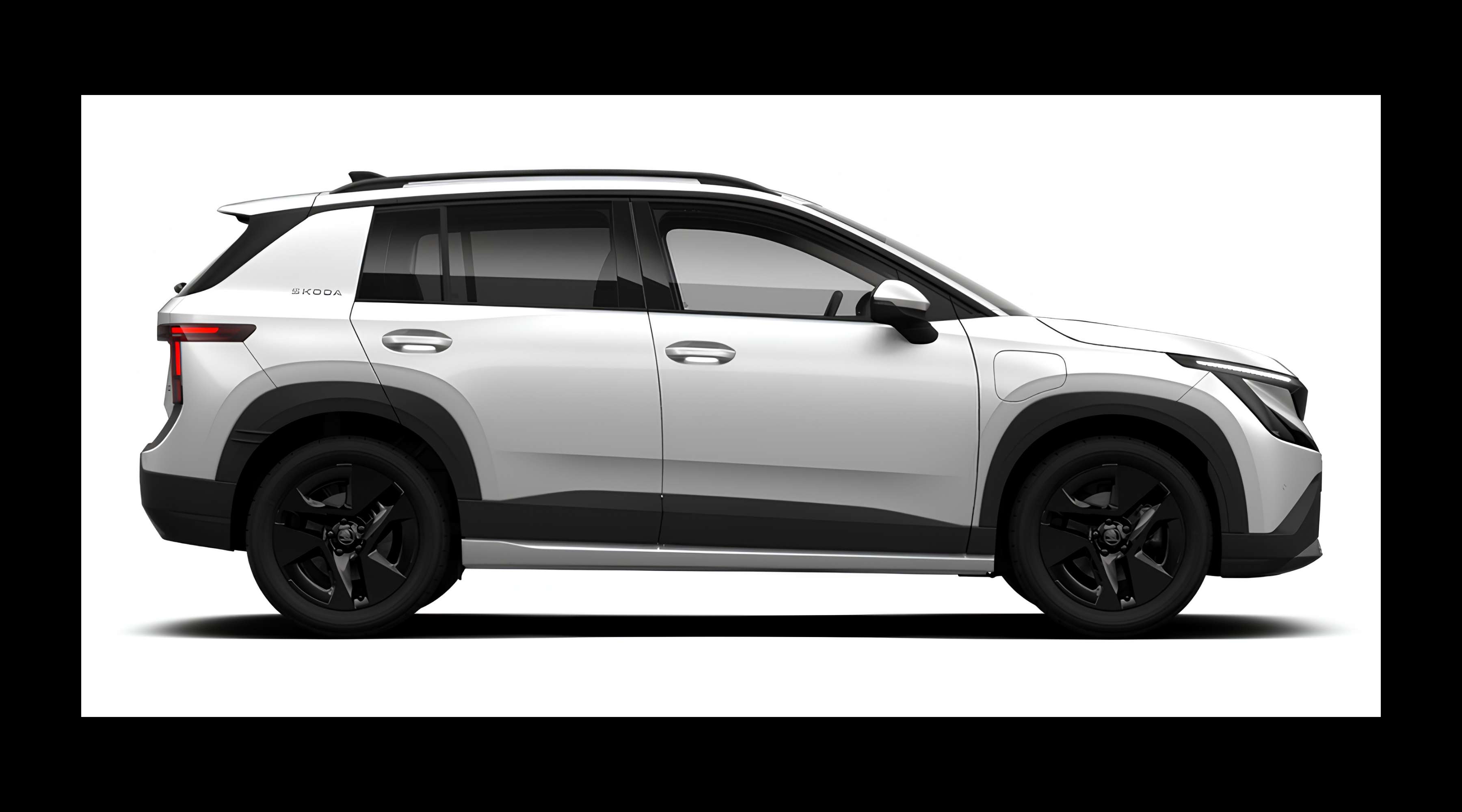 Seitenansicht eines Skoda Epiq