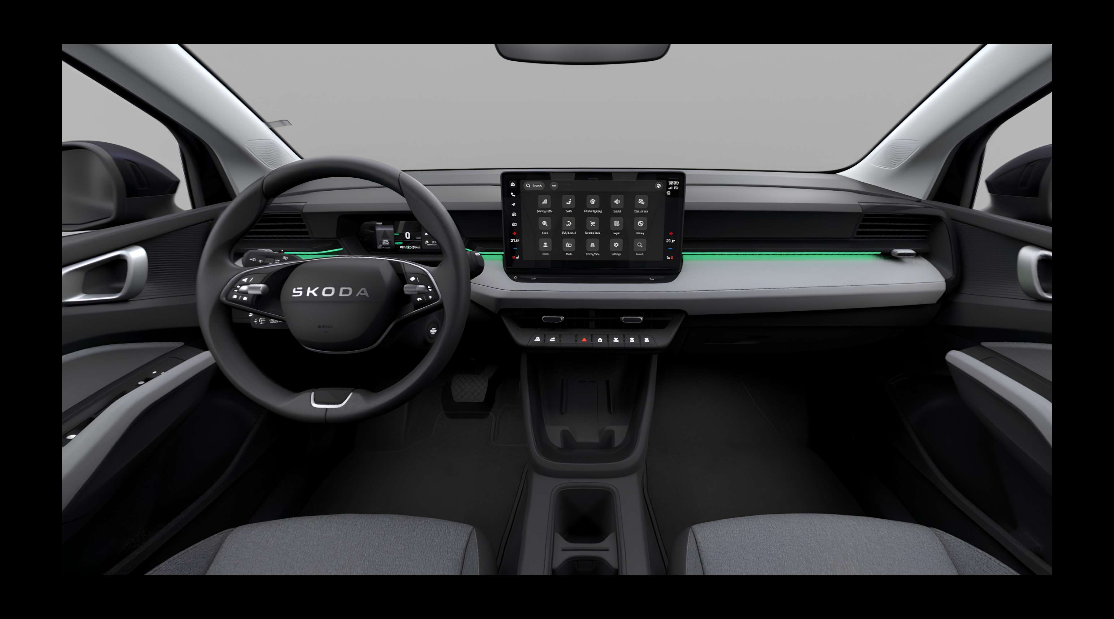 Armaturenbrett eines Skoda Epiq