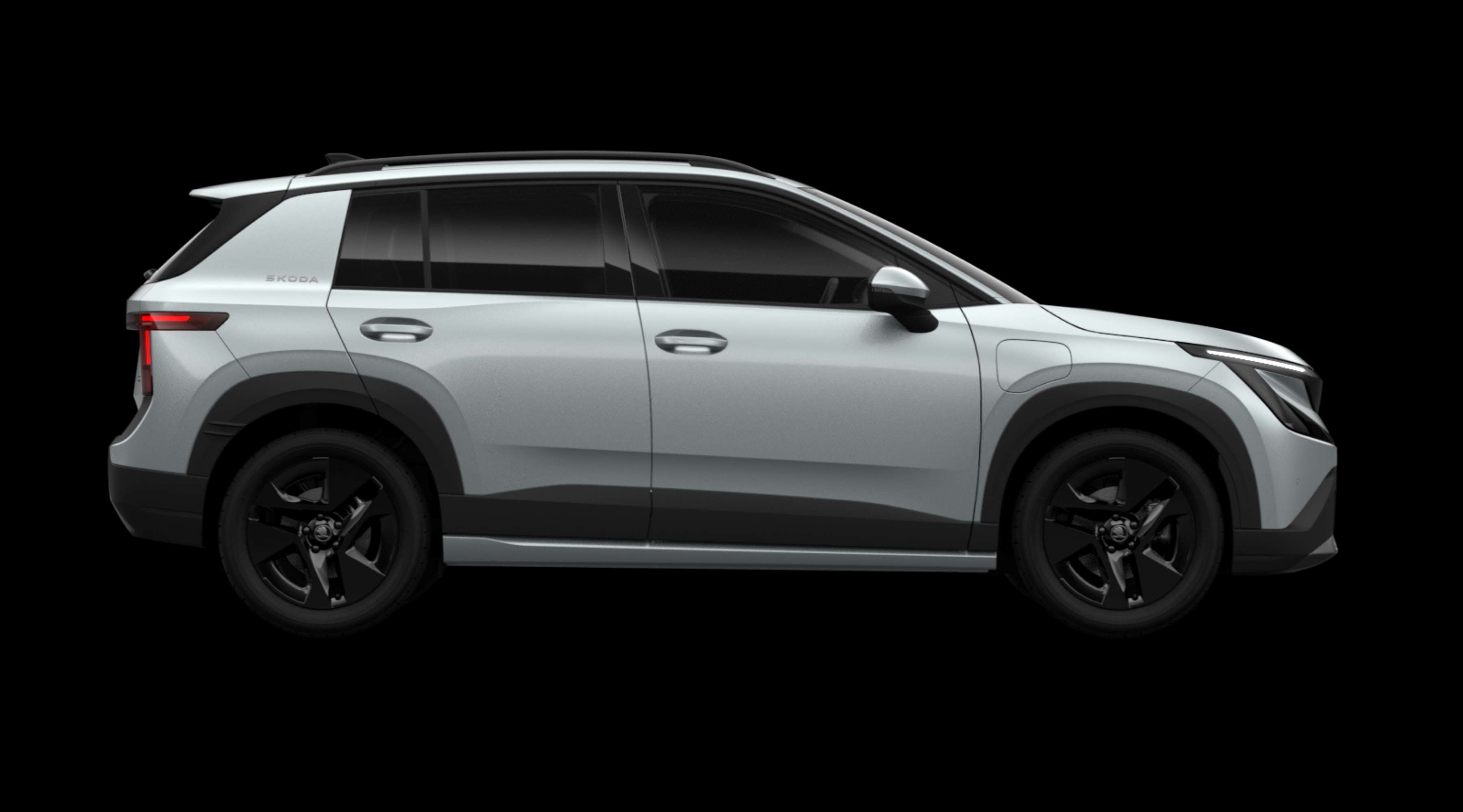 Seitenansicht eines Skoda Epiq
