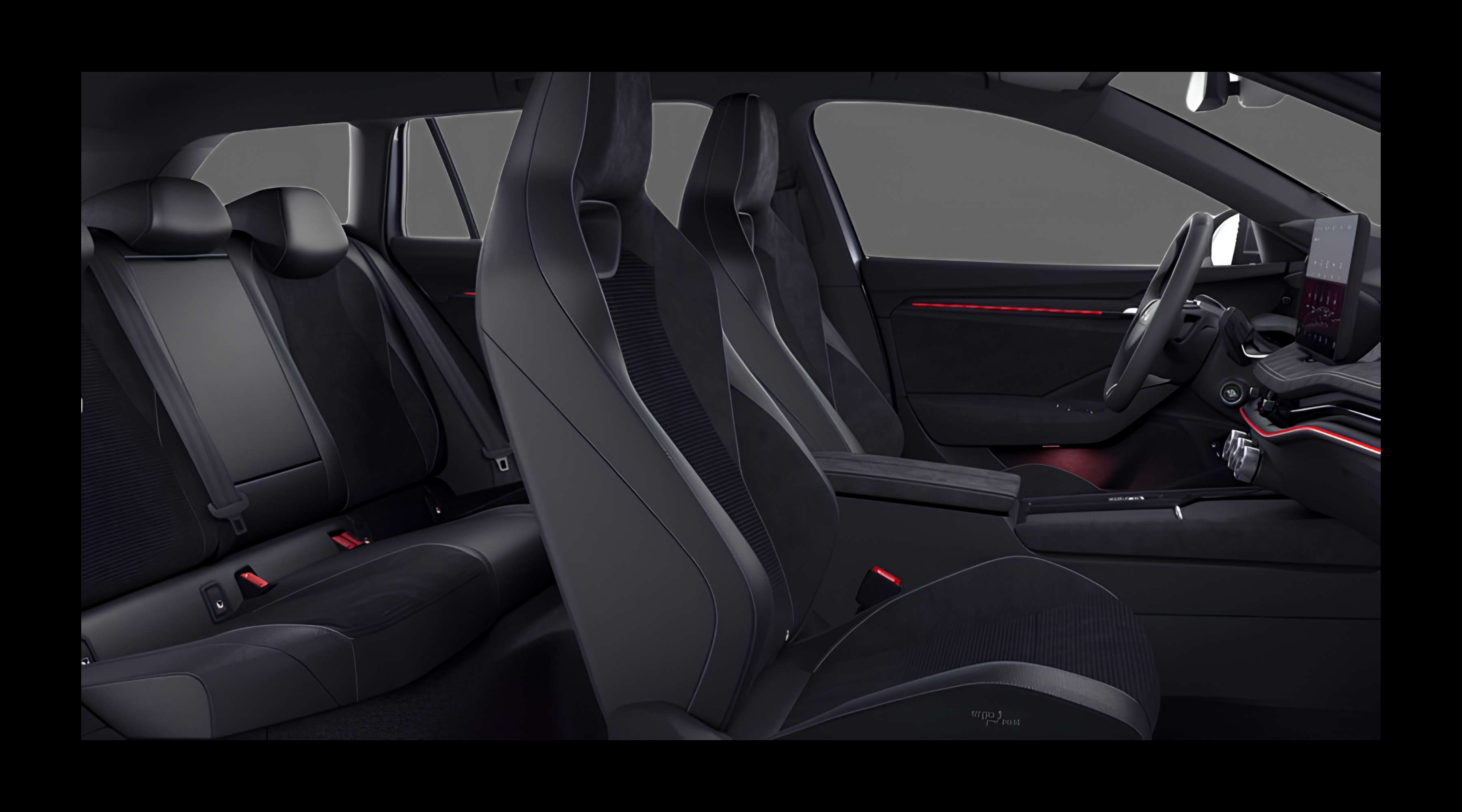 Vordersitze eines Skoda Superb