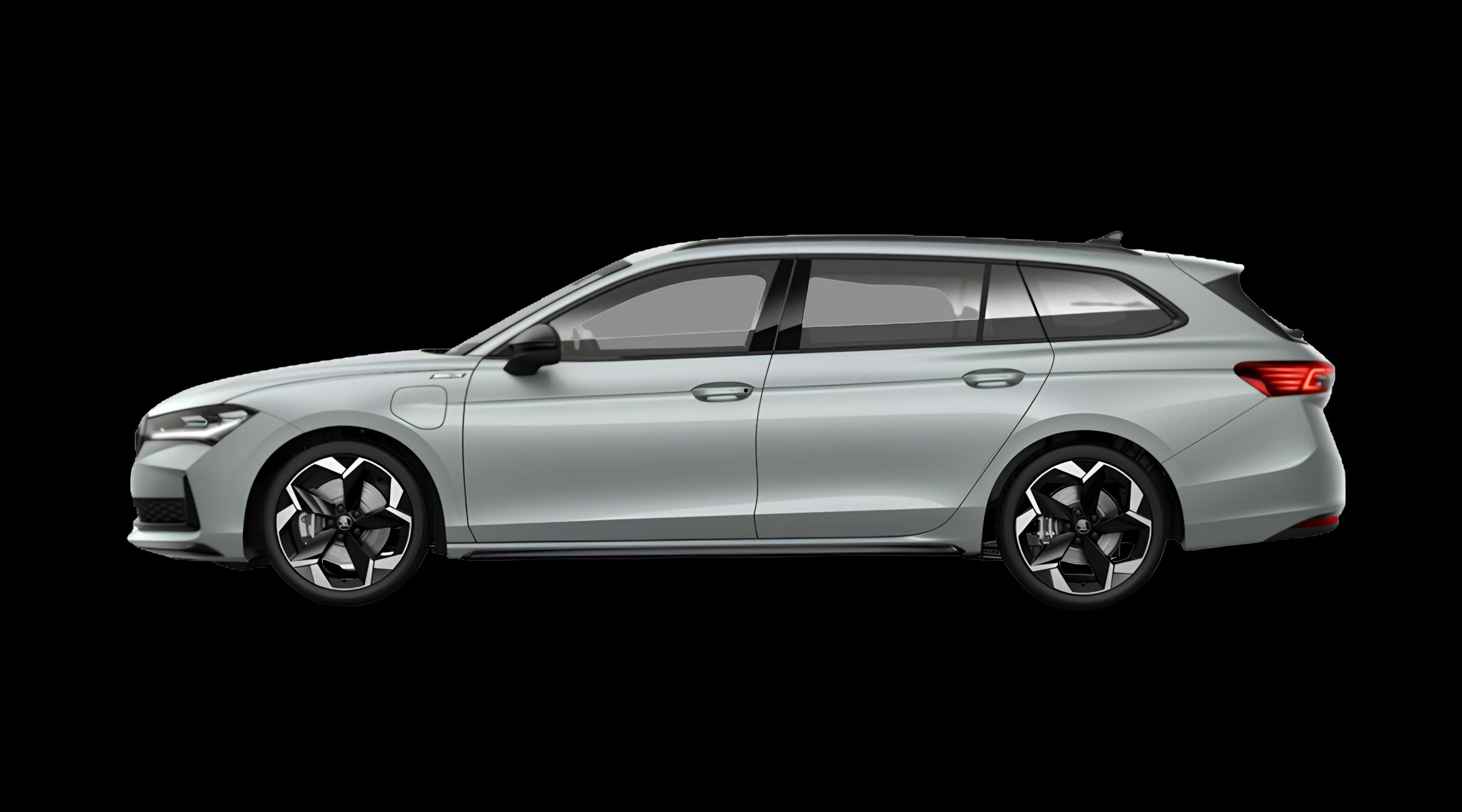 Seitenansicht eines Skoda Superb