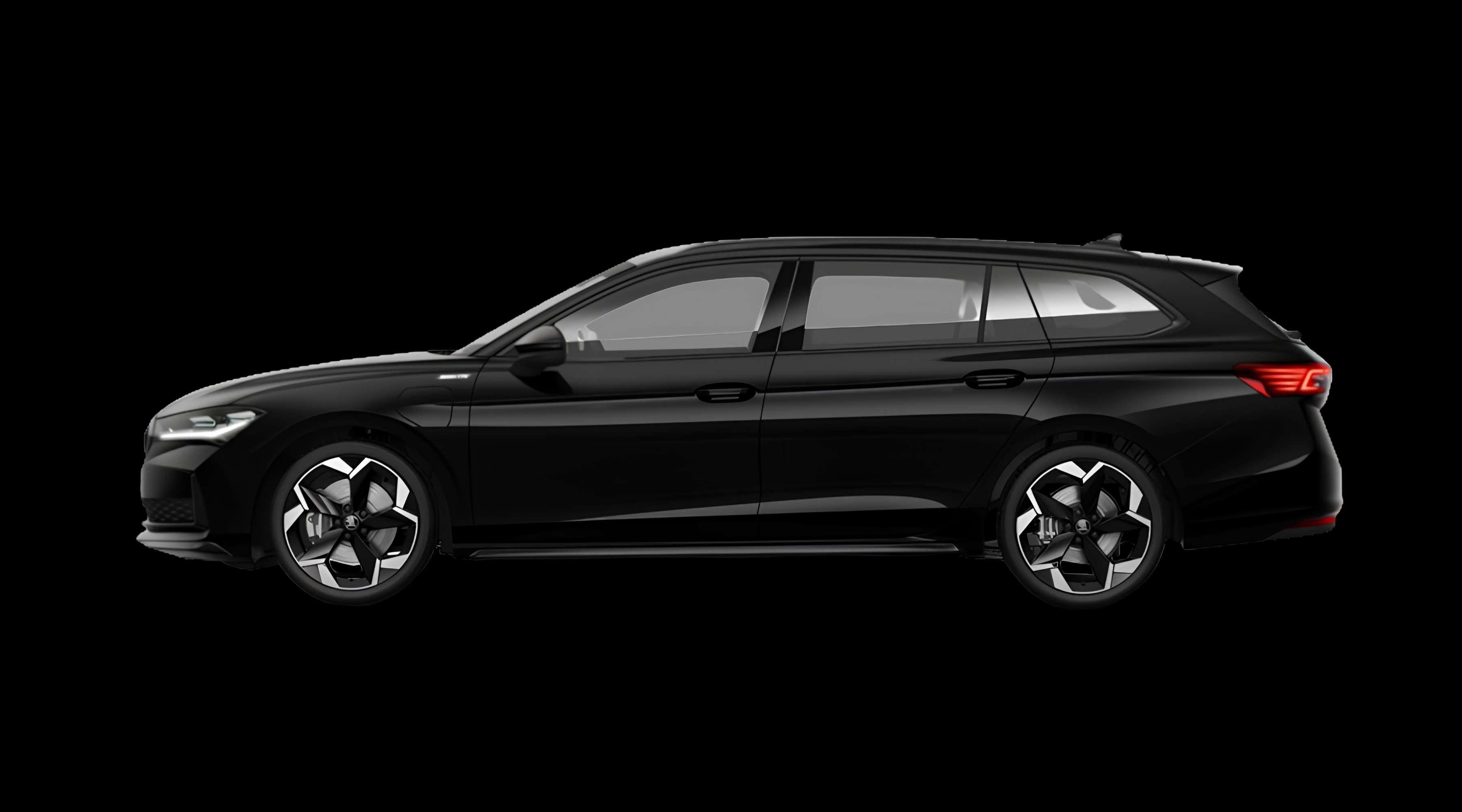 Seitenansicht eines Skoda Superb