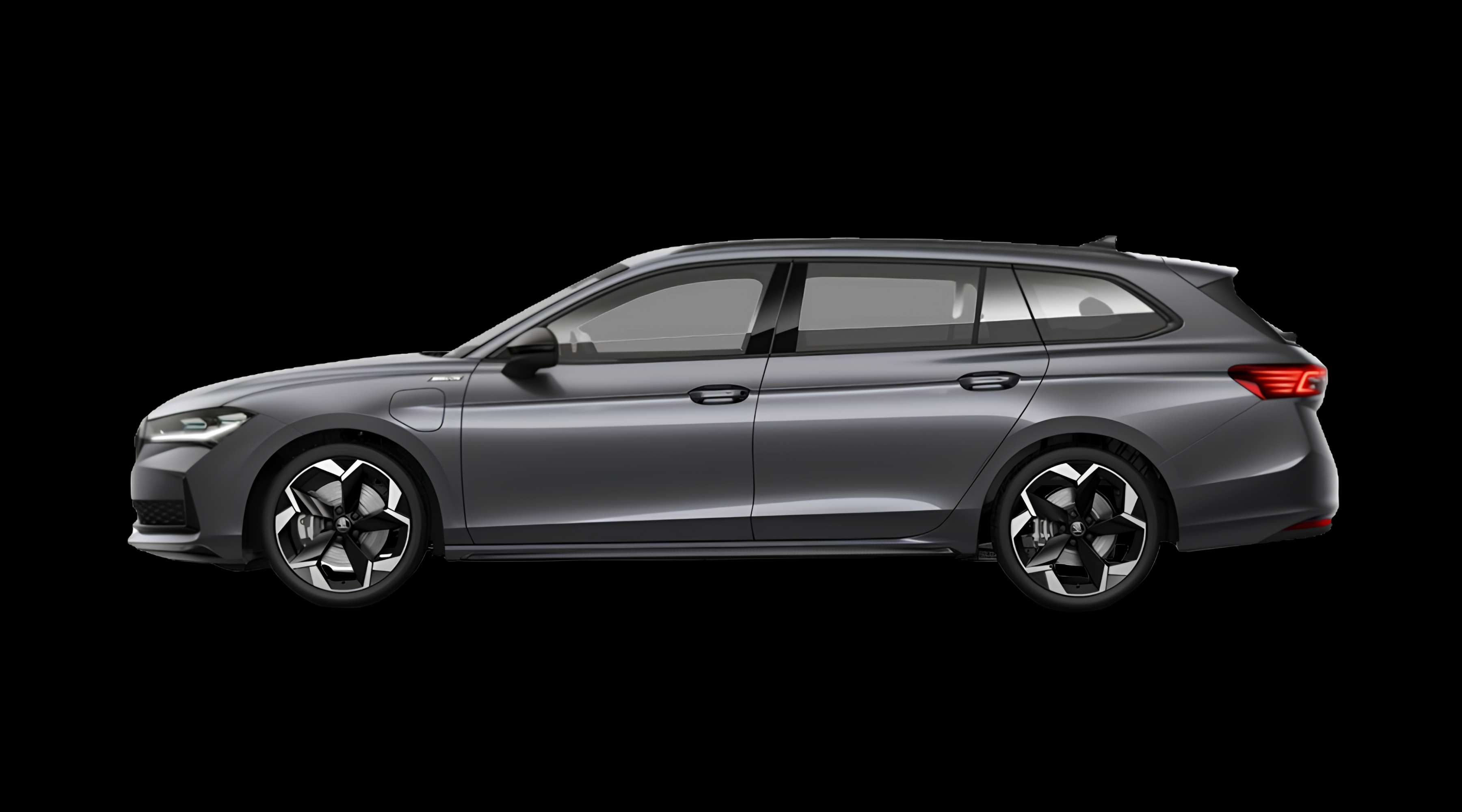 Seitenansicht eines Skoda Superb