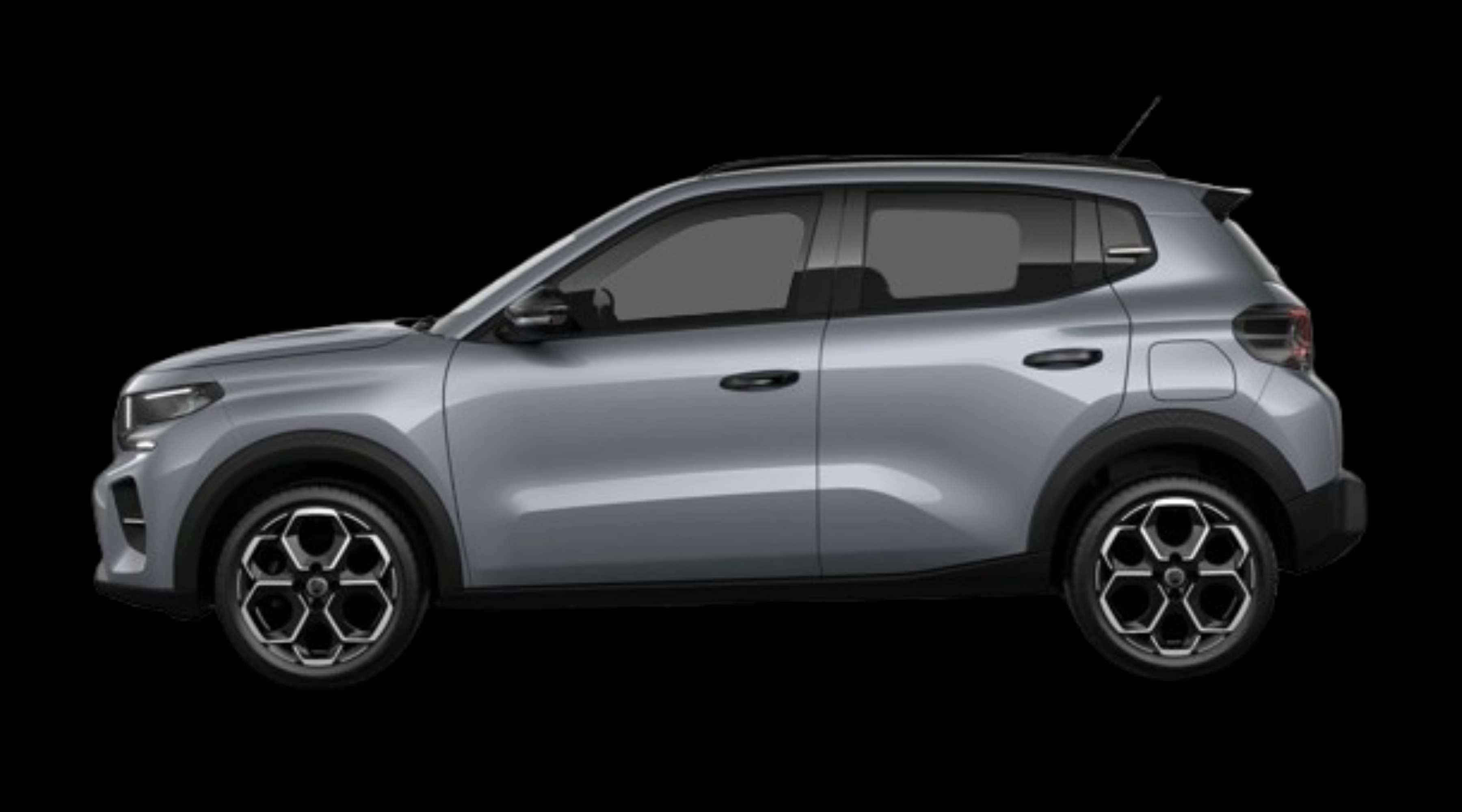 Seitenansicht eines Citroën ë-C3