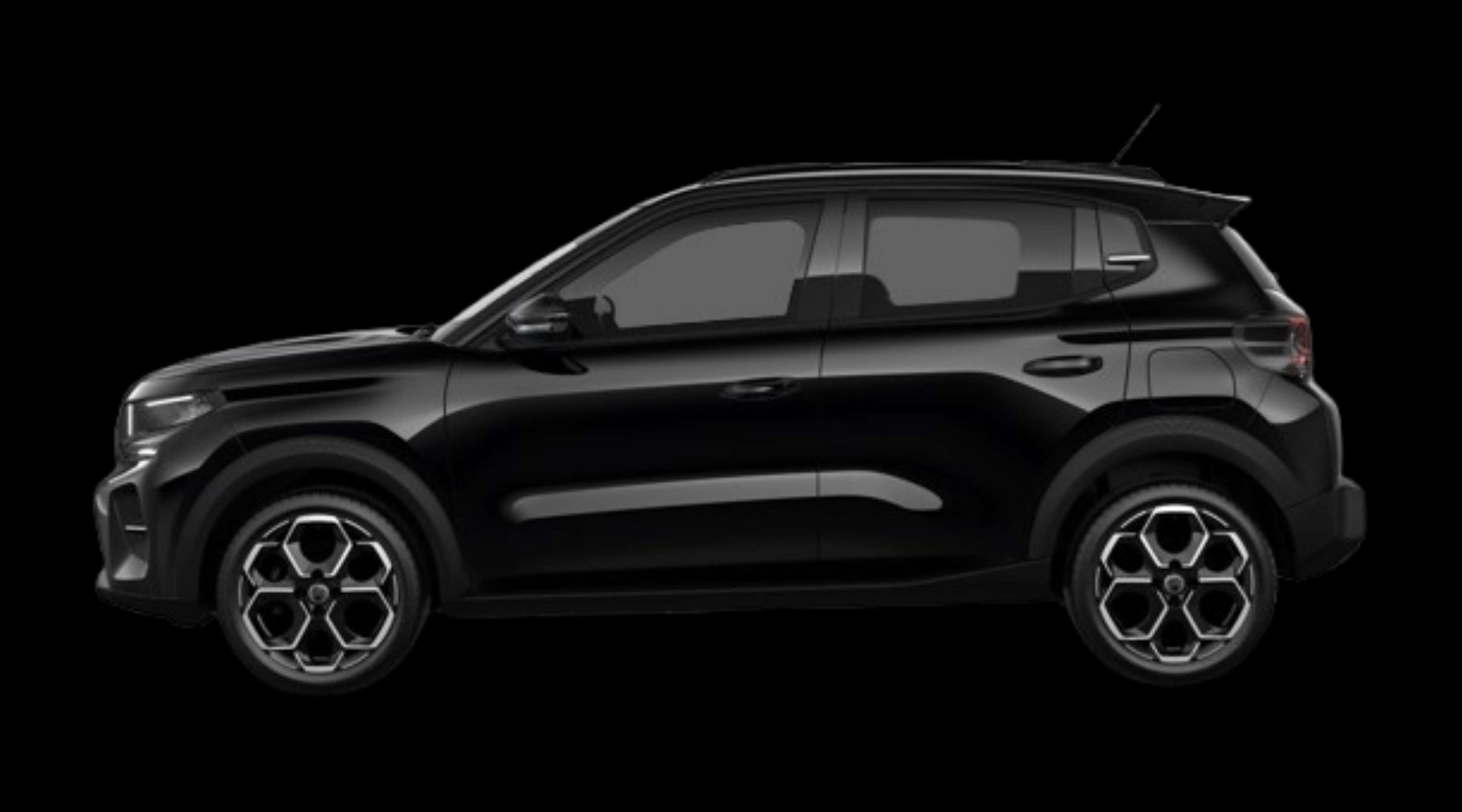 Seitenansicht eines Citroën ë-C3