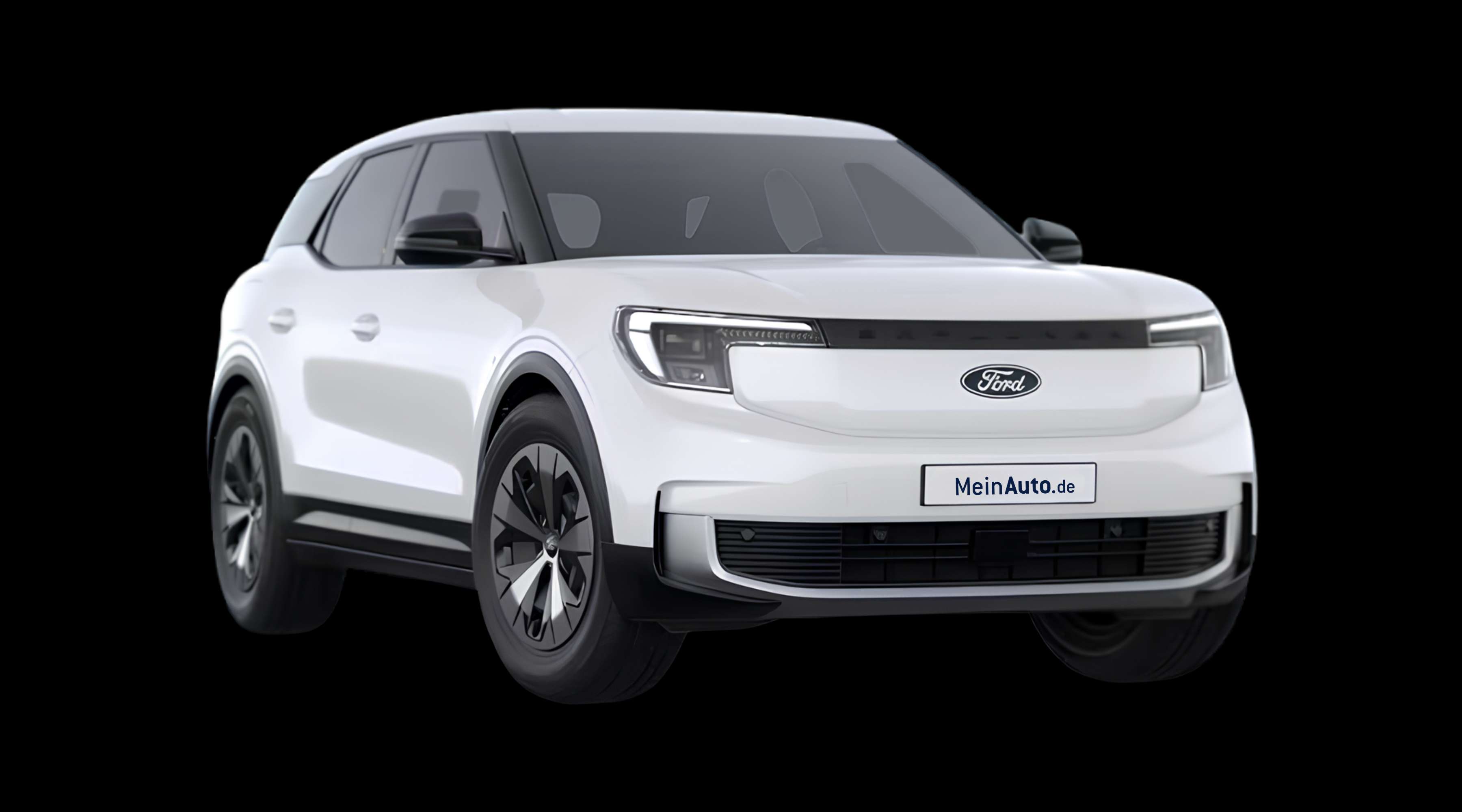 Schräge Frontansicht eines Ford Explorer, freigestellt