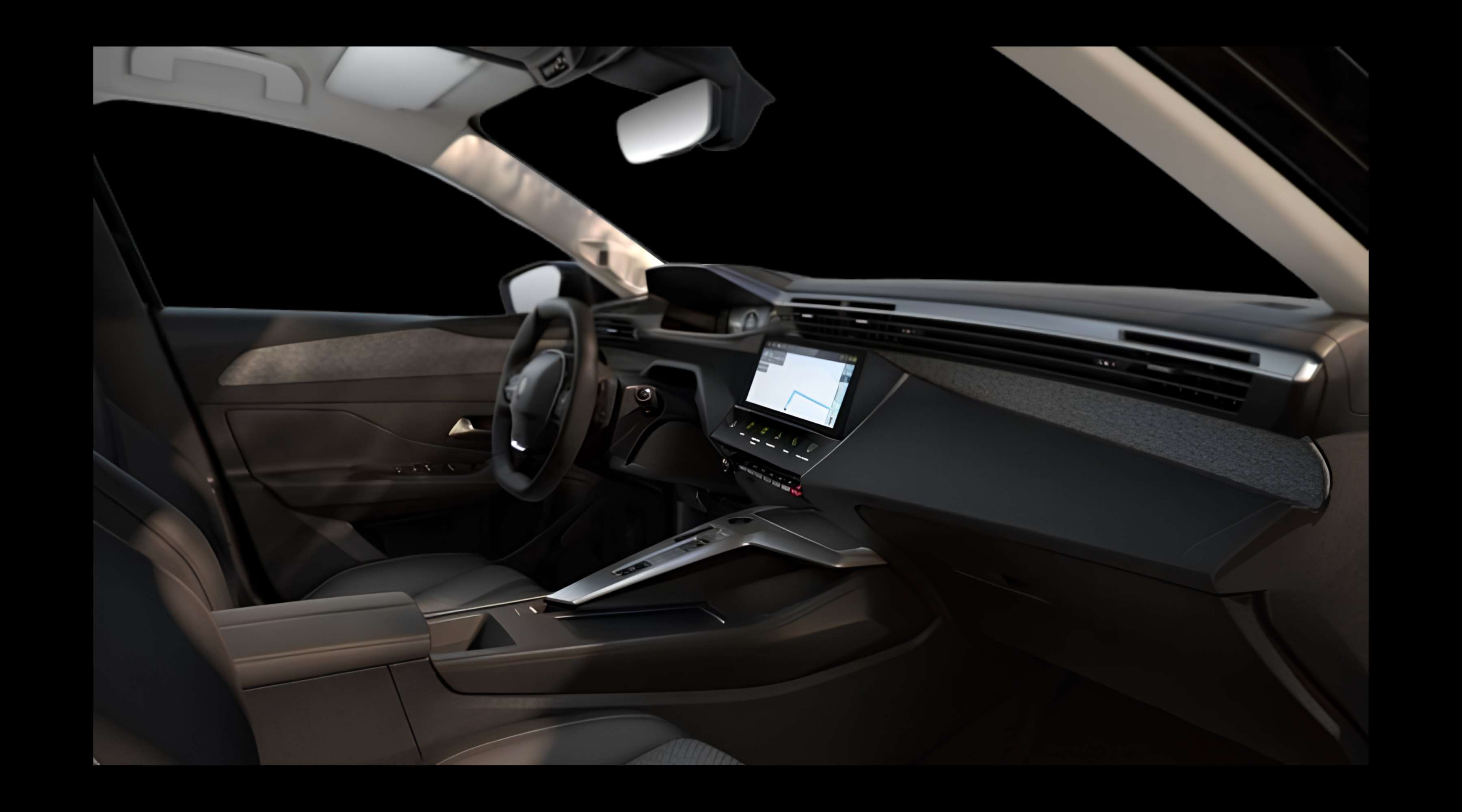 Vordersitze eines Peugeot 408