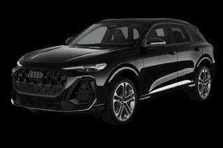 Schräge Frontansicht auf einen Audi Q5 , freigestellt