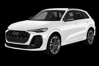 Schräge Frontansicht auf einen Audi Q5 , freigestellt