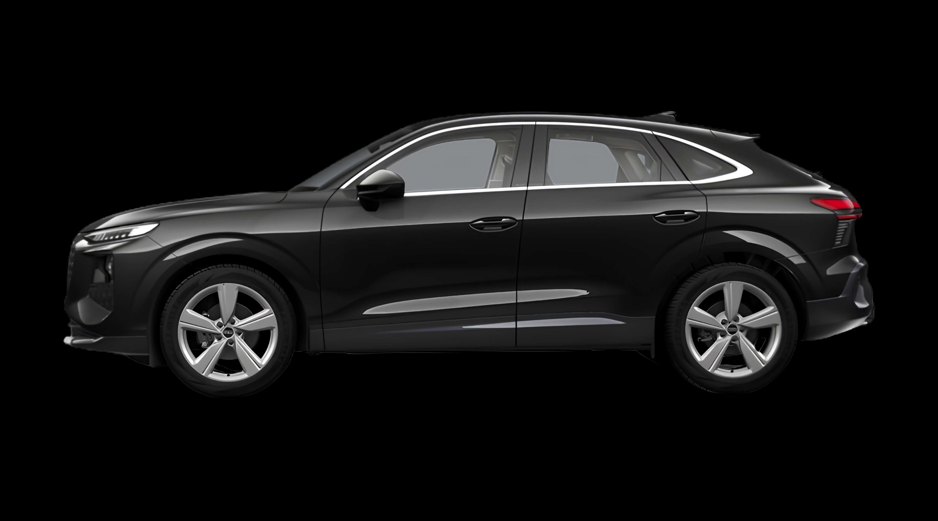 Seitenansicht eines Audi Q3 Sportback