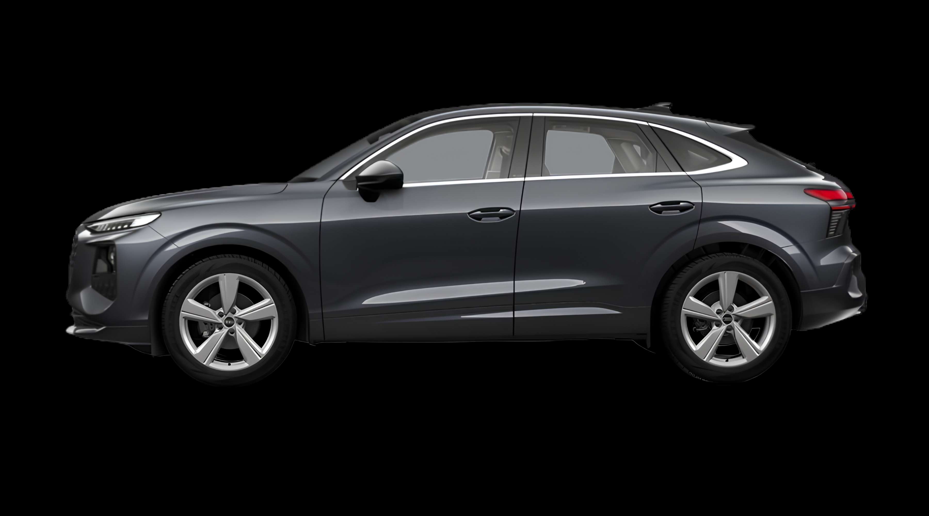 Seitenansicht eines Audi Q3 Sportback