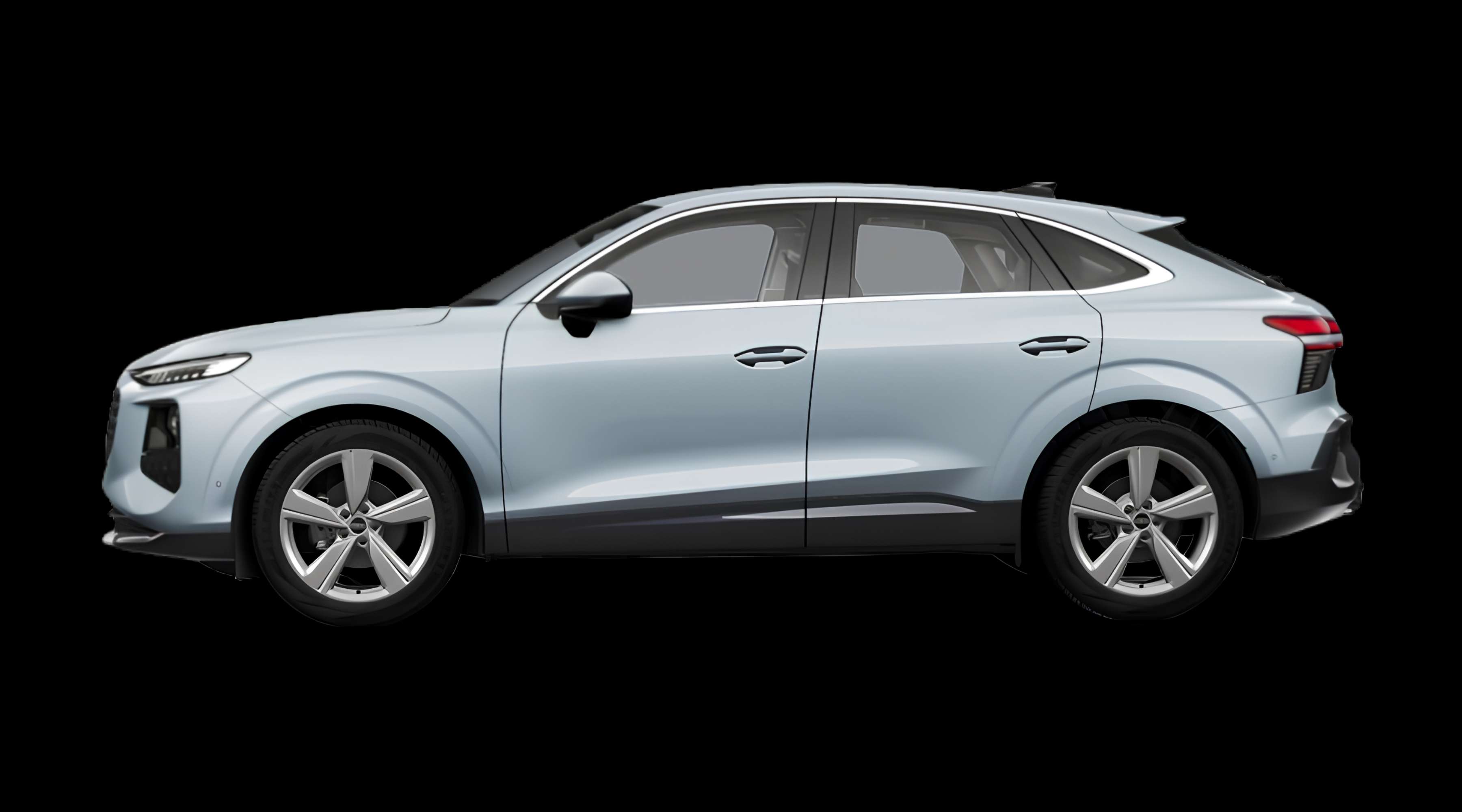 Seitenansicht eines Audi Q3 Sportback