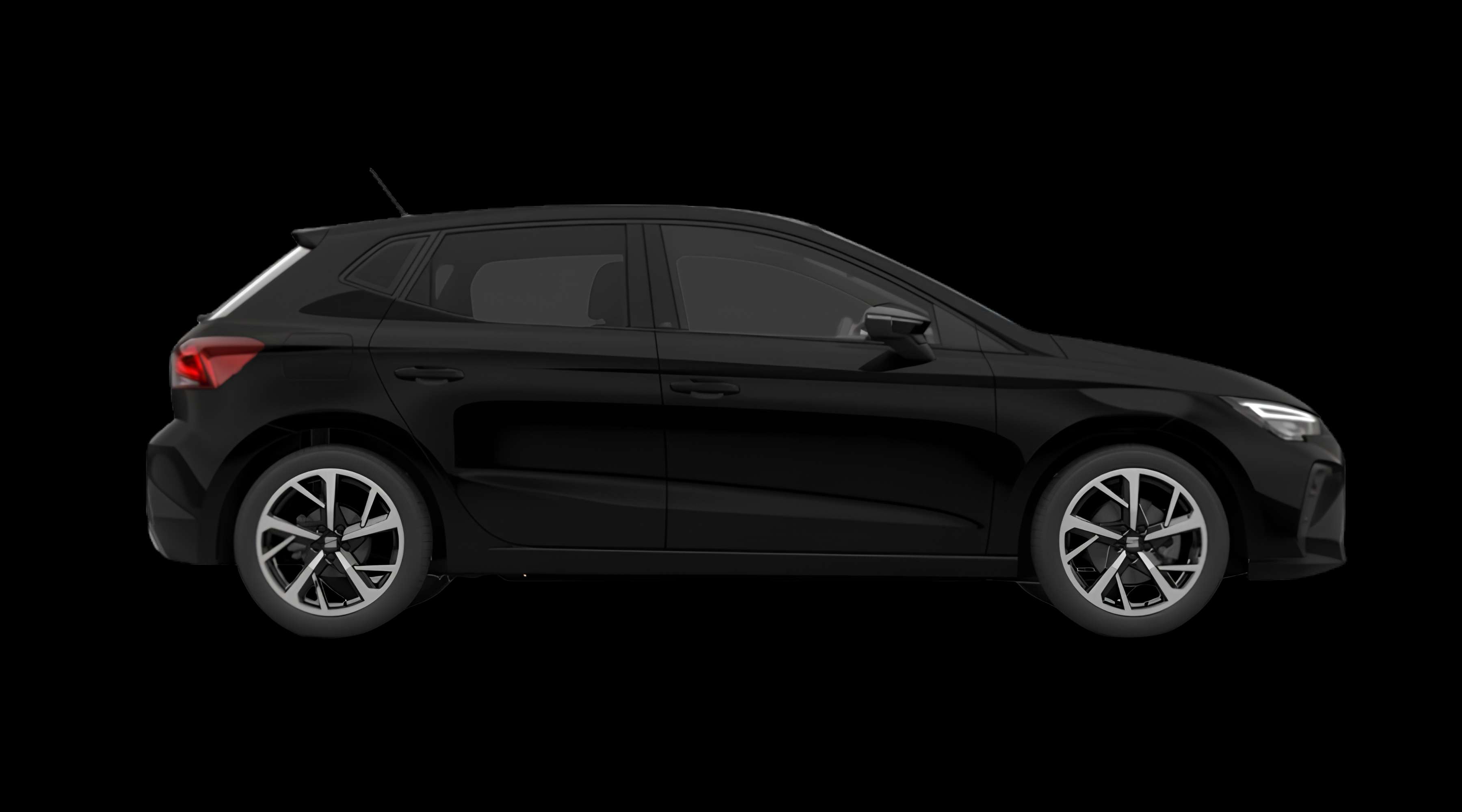 Seitenansicht eines SEAT Ibiza