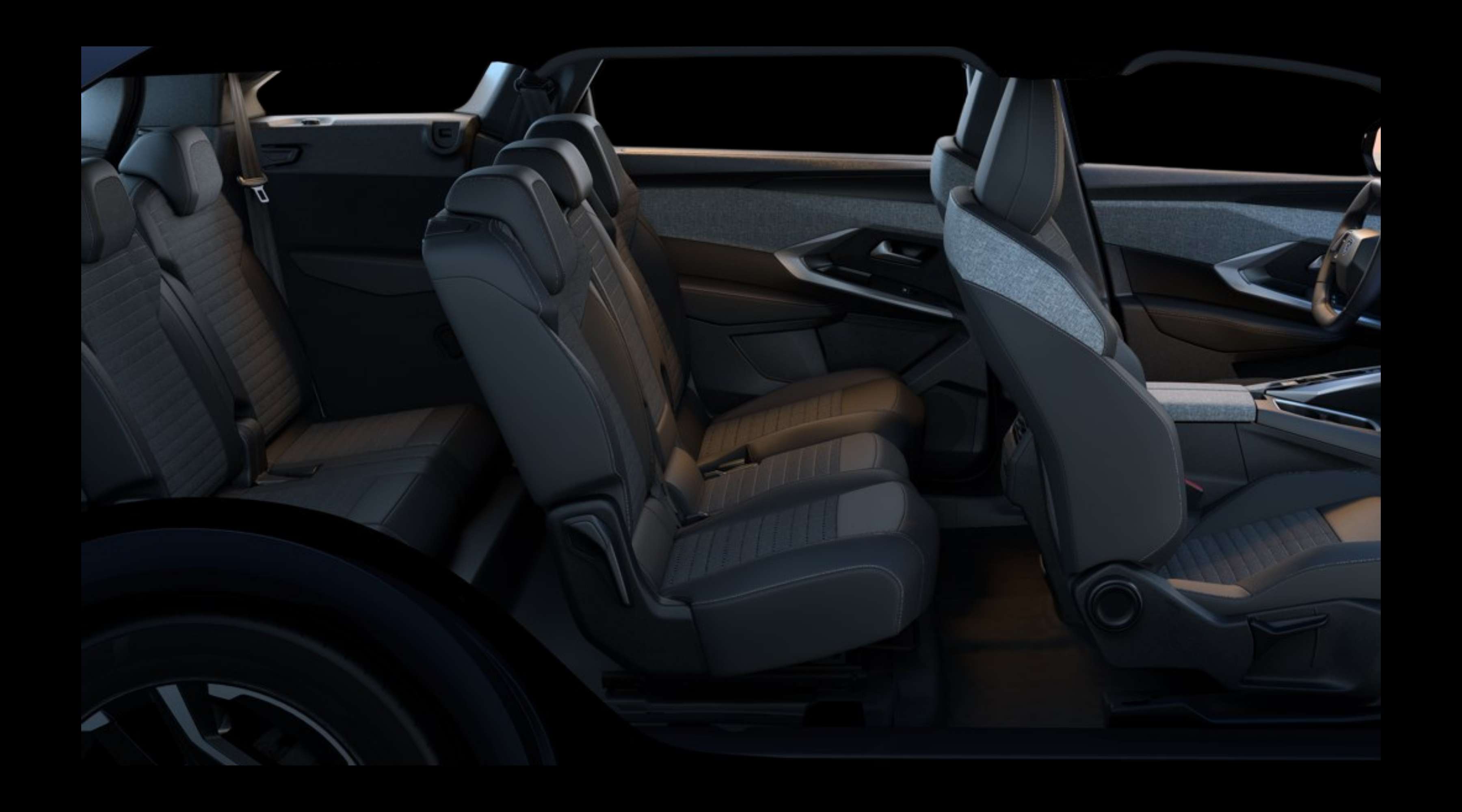 Rücksitzbank eines Peugeot 5008
